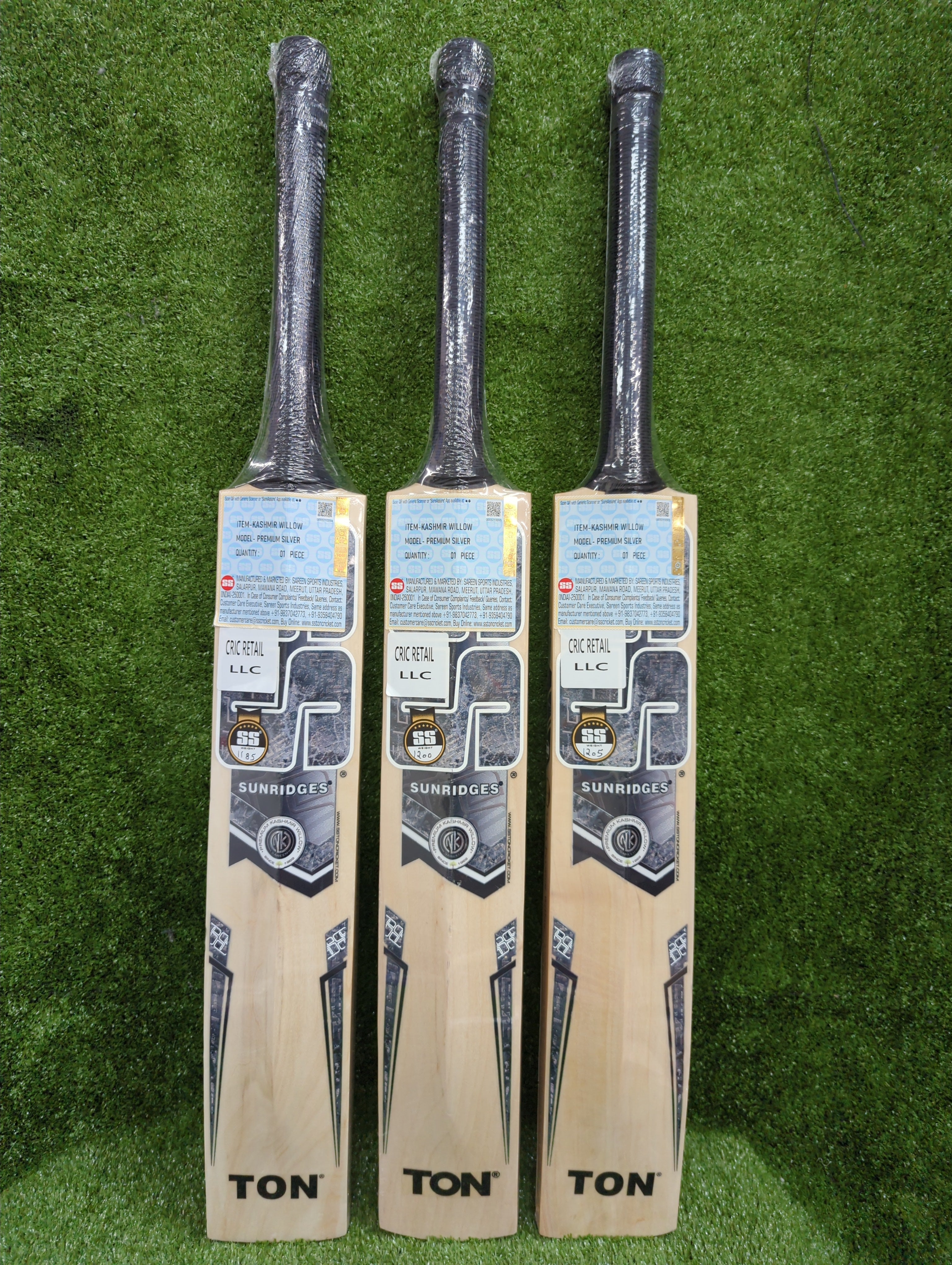 SS Premium Silver Kashmir Willow Cricket Bat SS
