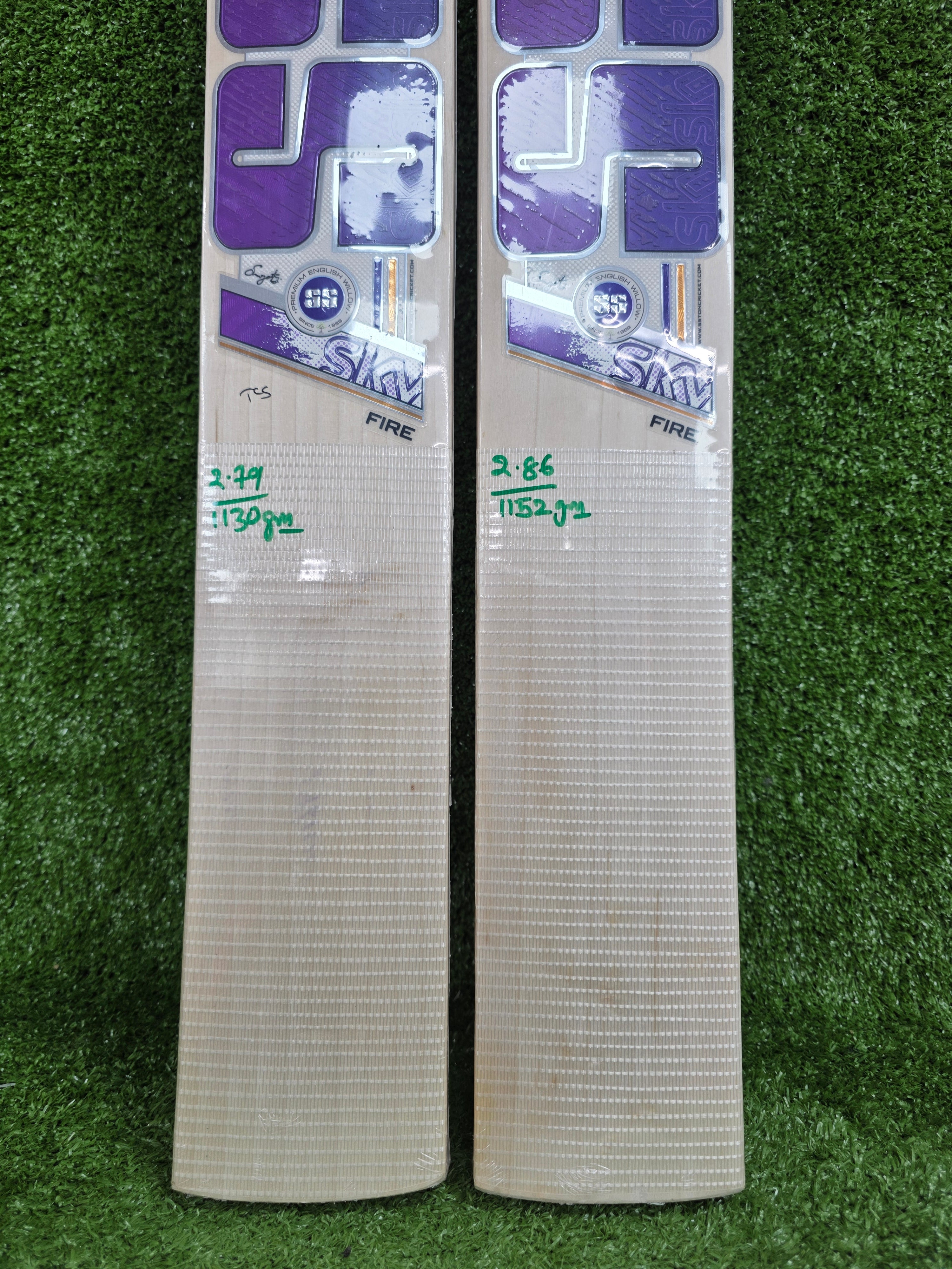 SS Sky Fire English Willow Cricket Bat Short Handle