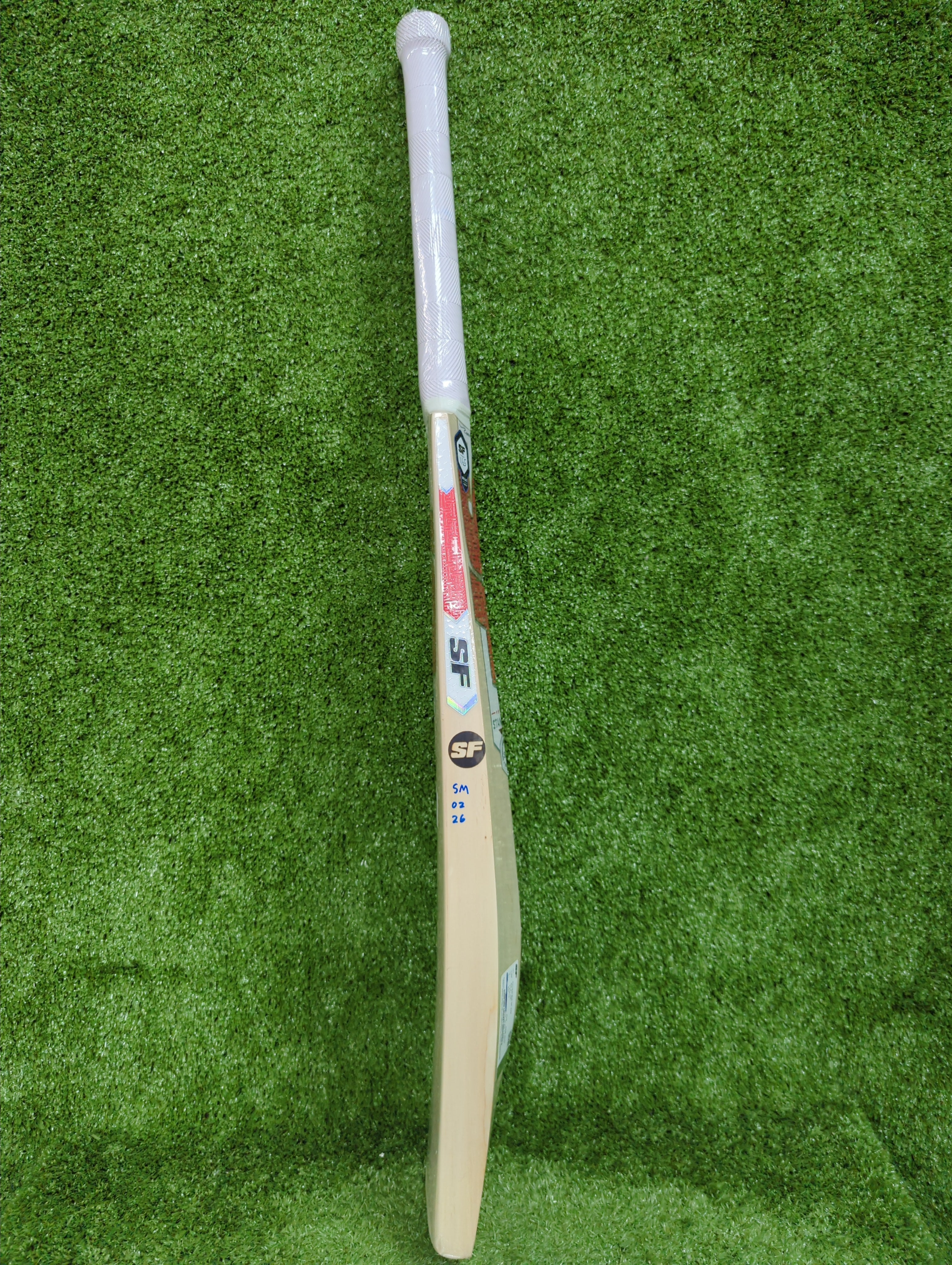 SF SS 27 English Willow Bat (Shashank Singh Players) by SF - back view - TopCricketStore