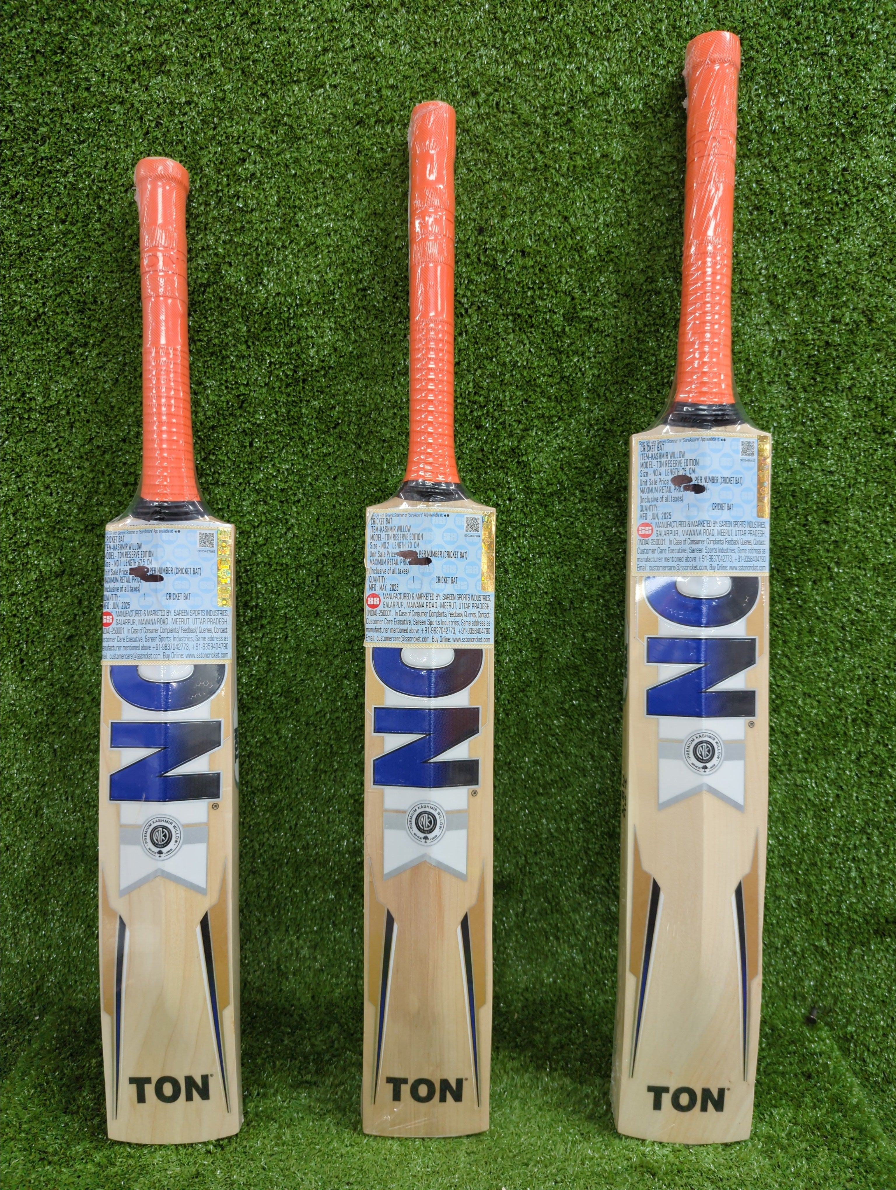 SS Ton Reserve Edition Junior / Youth Kashmir Willow Cricket Bat
