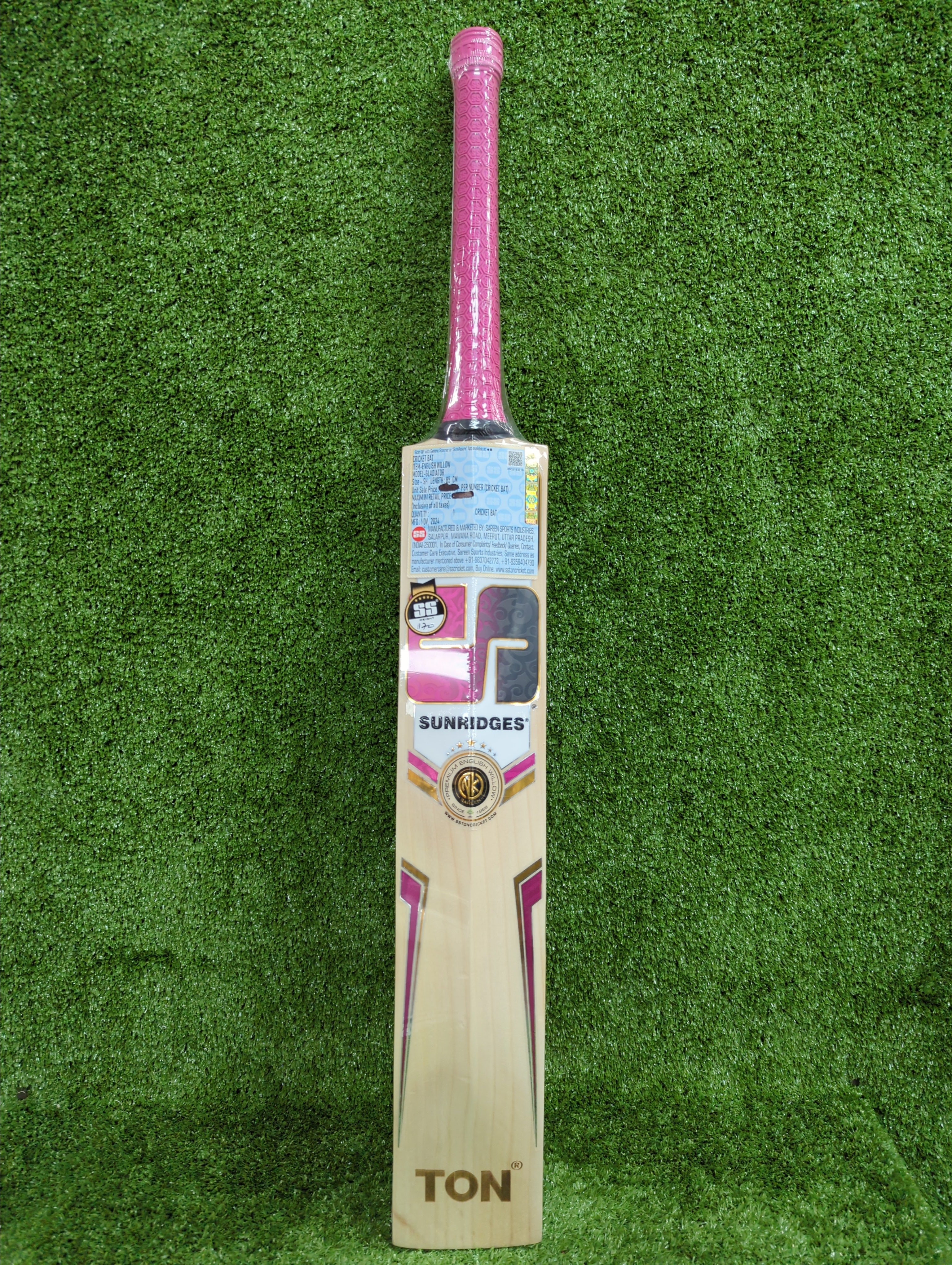 SS Gladiator English Willow Cricket Bat