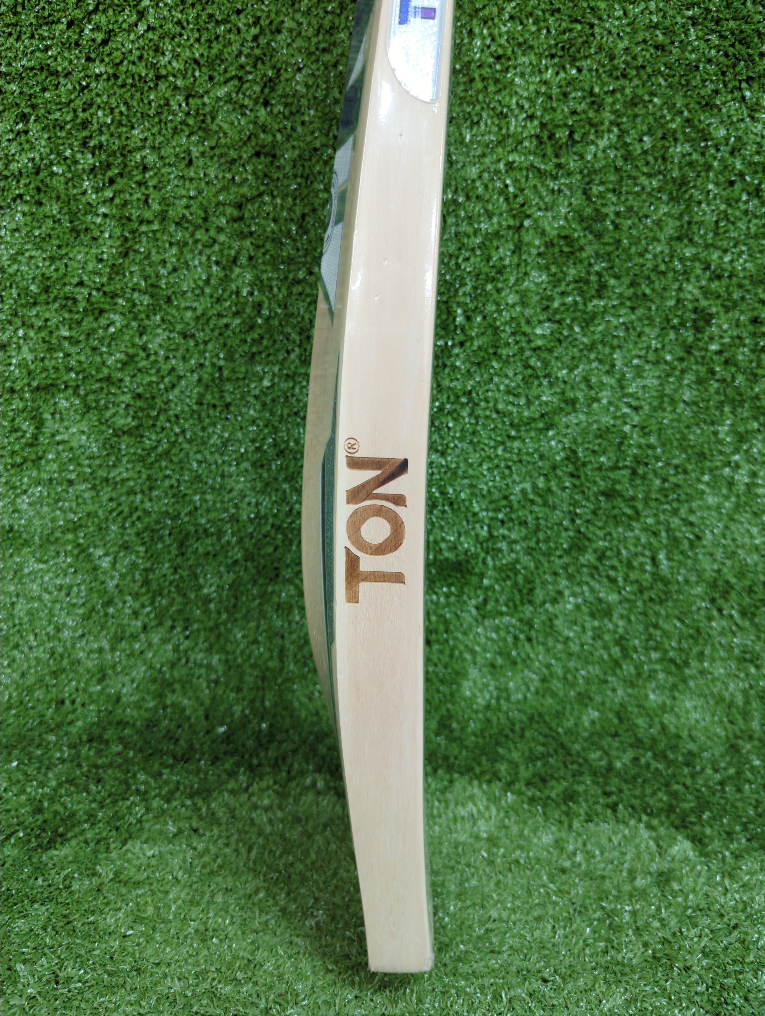 SS Ton Glory English Willow Cricket Bat by SS - close-up detail - TopCricketStore