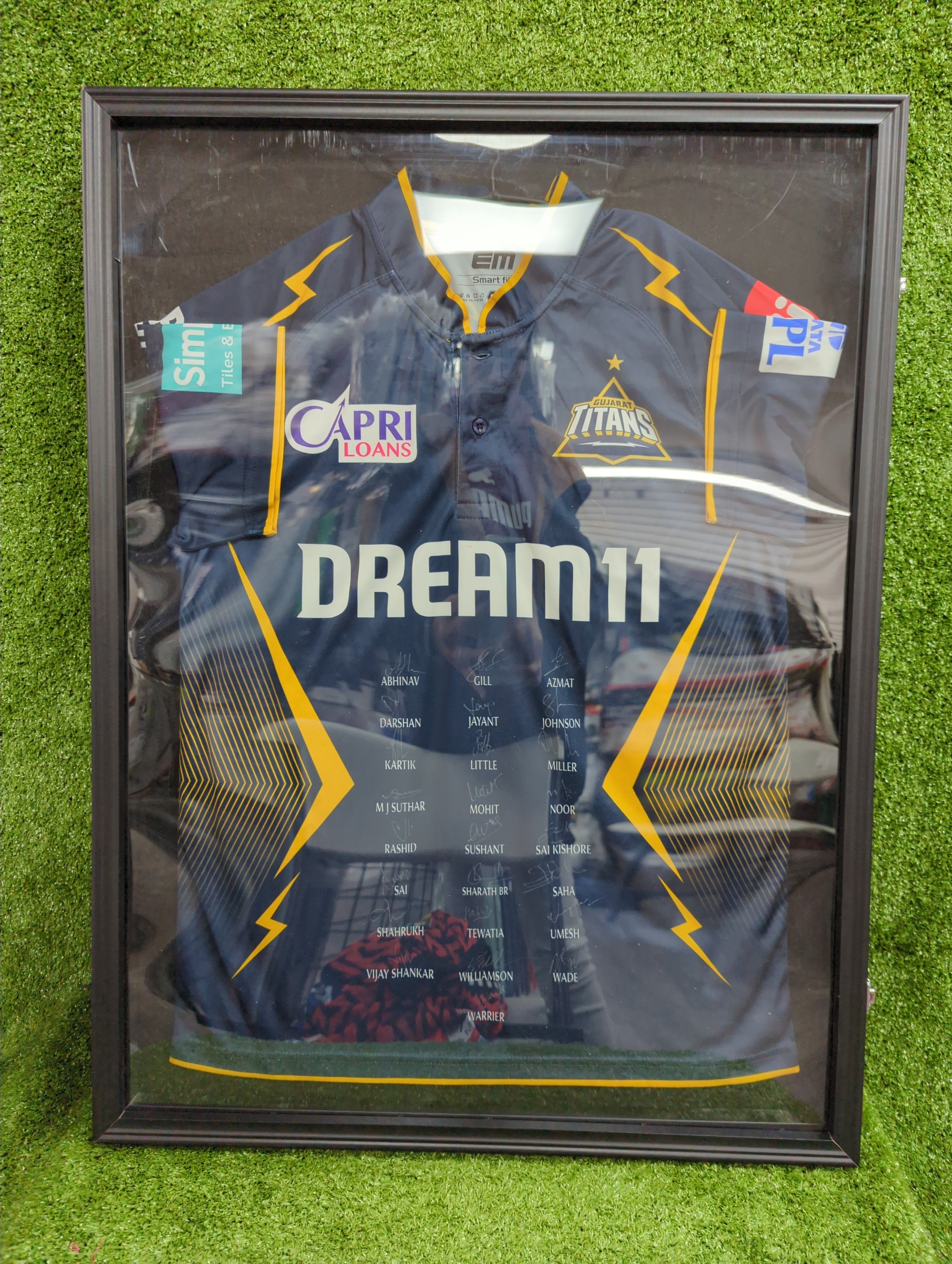 IPL Gujarat Titans (GT) Official Signed Players Jersey