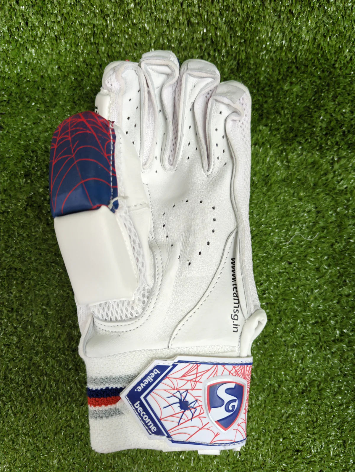 SG RP Lite Junior / Youth Cricket Batting Gloves (Red)