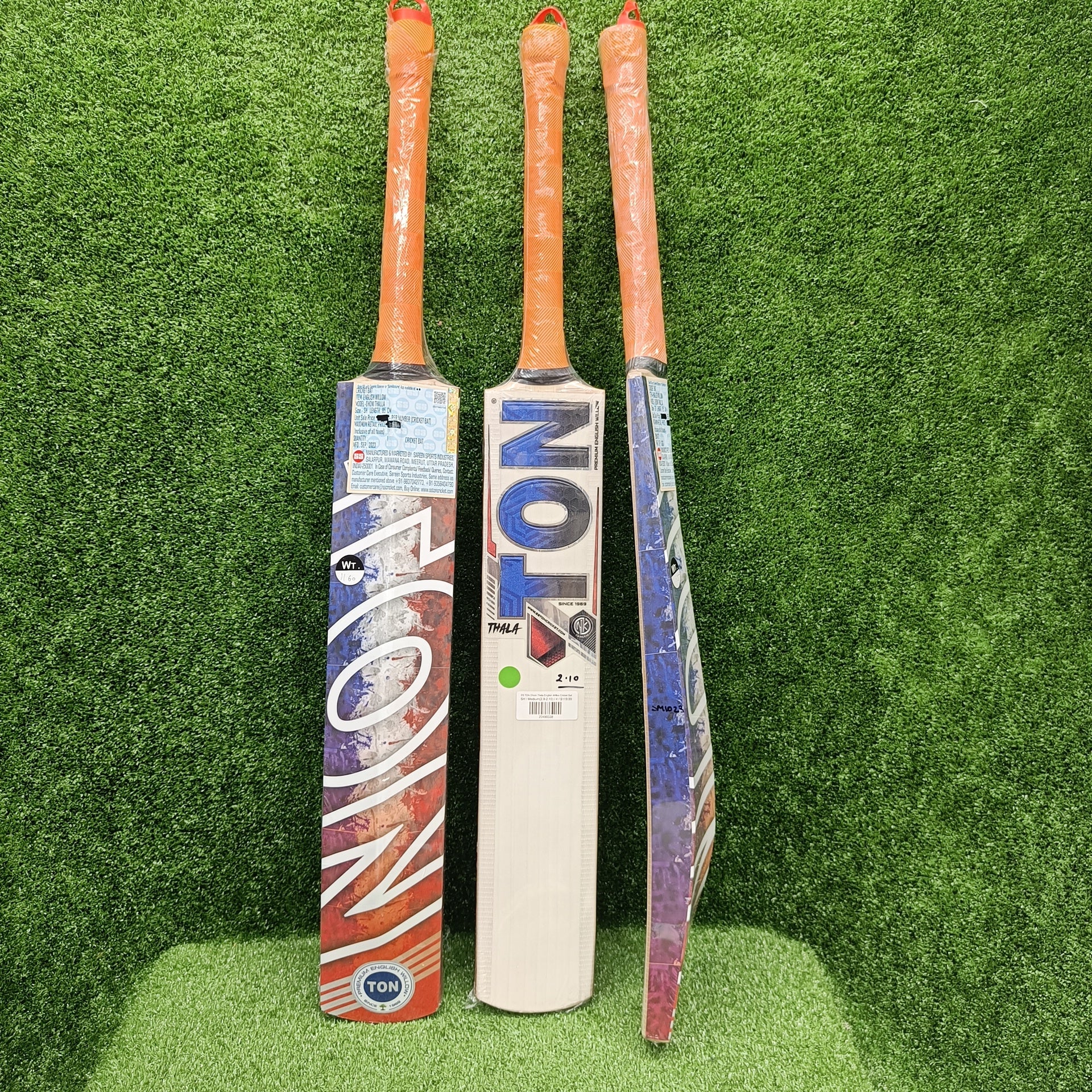 SS TON Dhoni Thala English Willow Cricket Bat Stickered