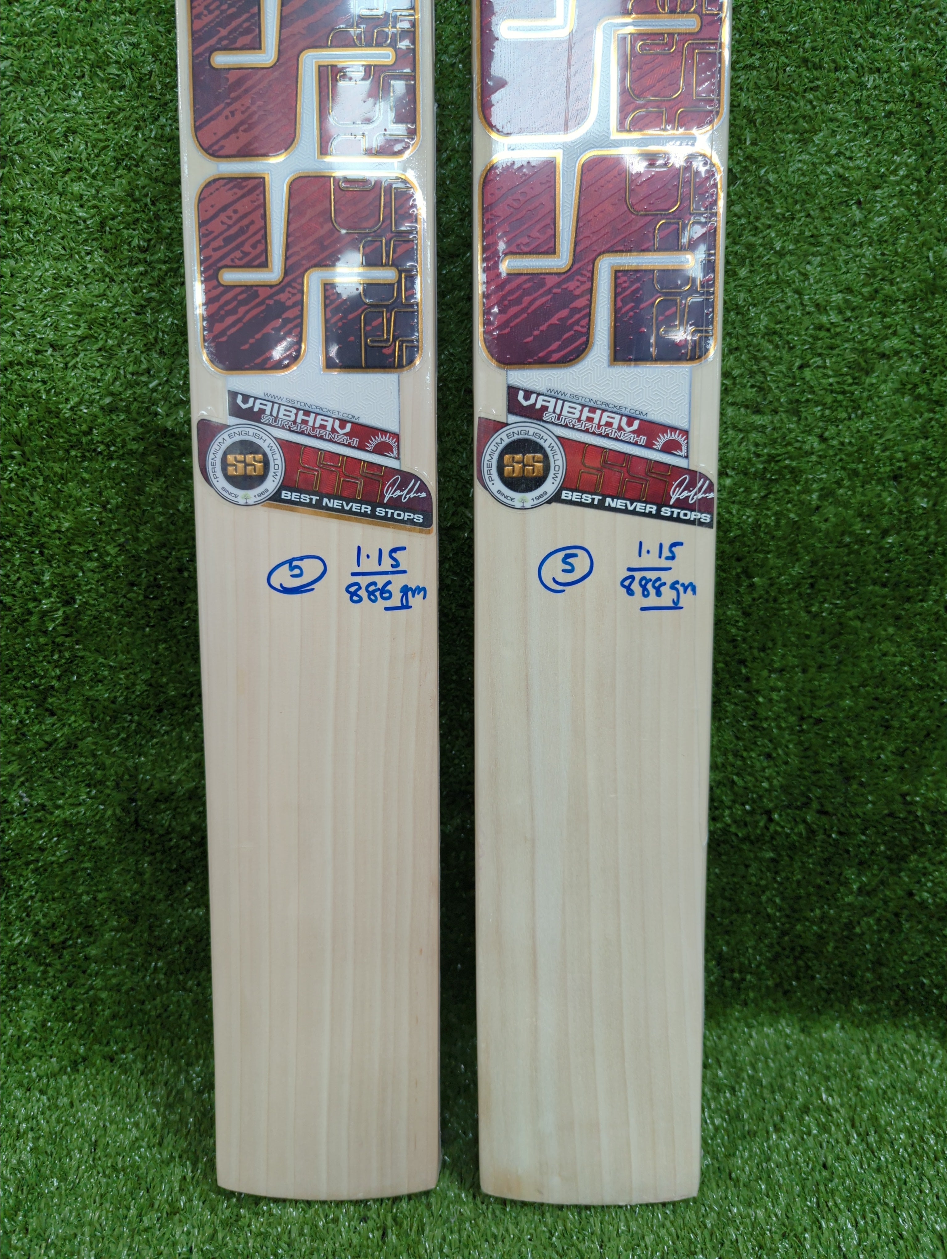 SS Vaibhav Suryavanshi Players Edition Junior / Youth English Willow Cricket Bat SS