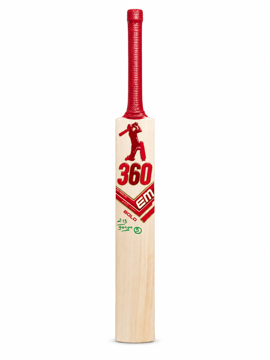 EM 360 Bold AB de Villiers Junior / Youth English Willow Cricket Bat EM