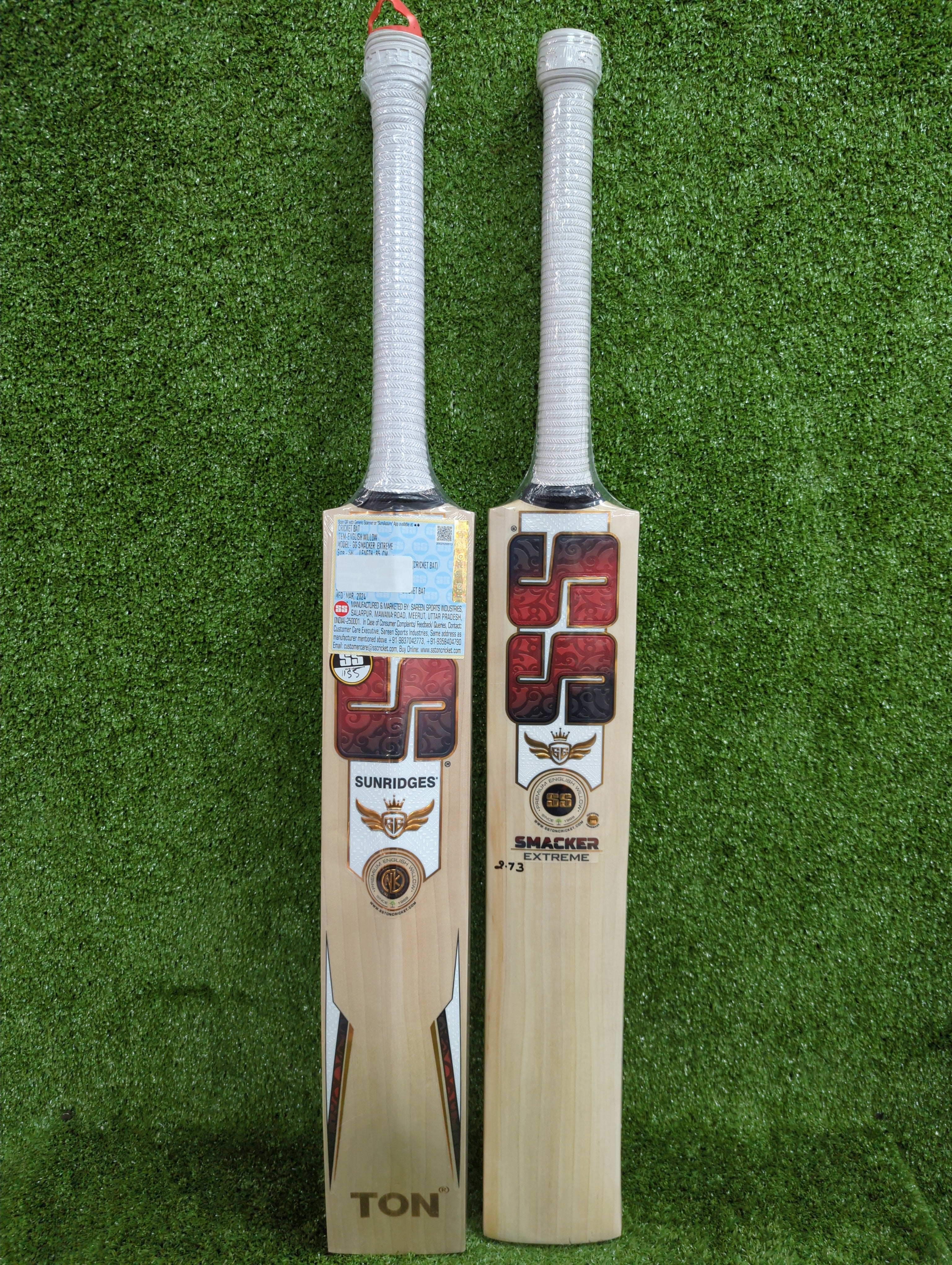 SS GG Smacker Extreme English Willow Cricket Bat