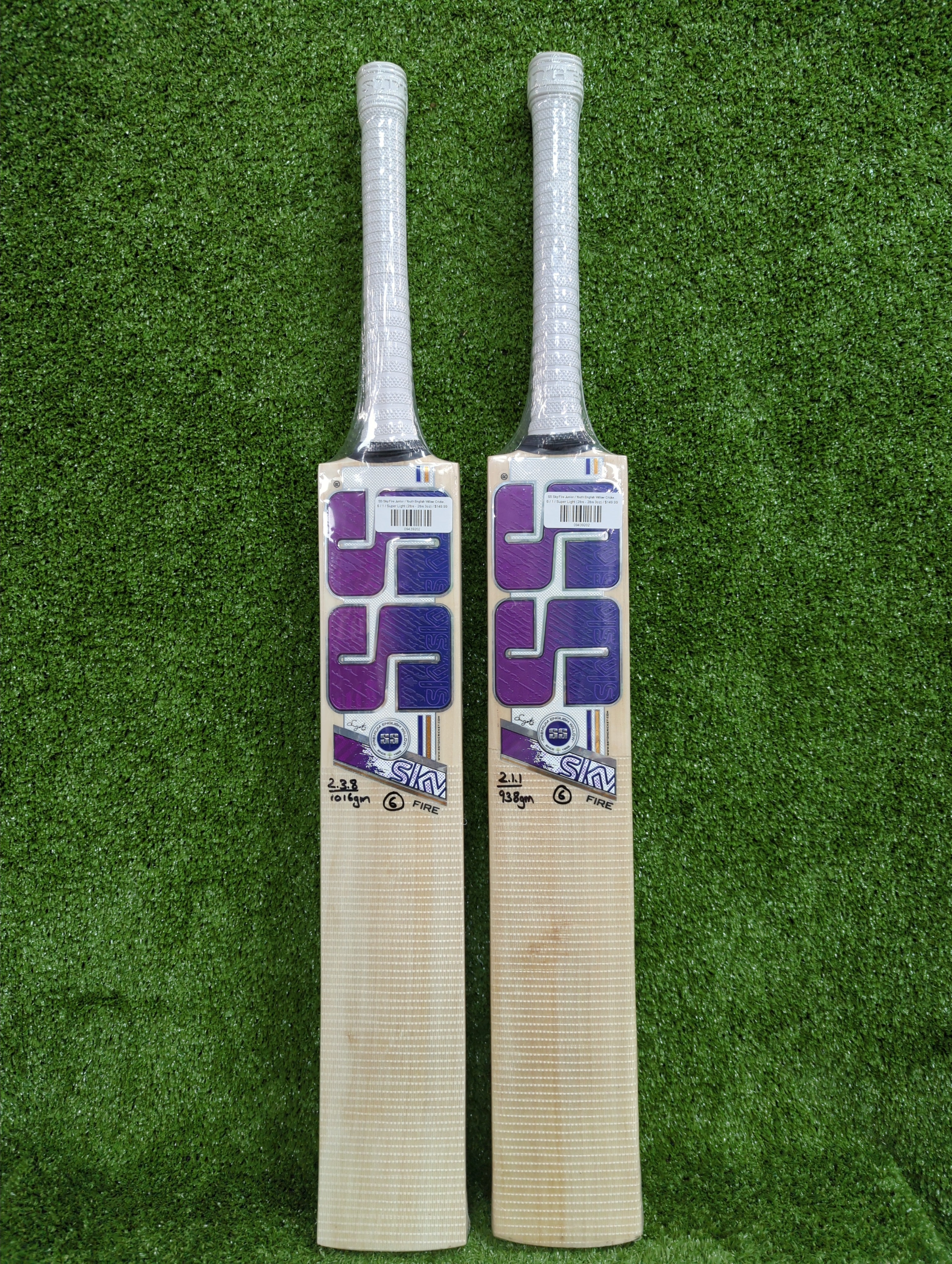 SS Sky Fire Junior / Youth English Willow Cricket Bat