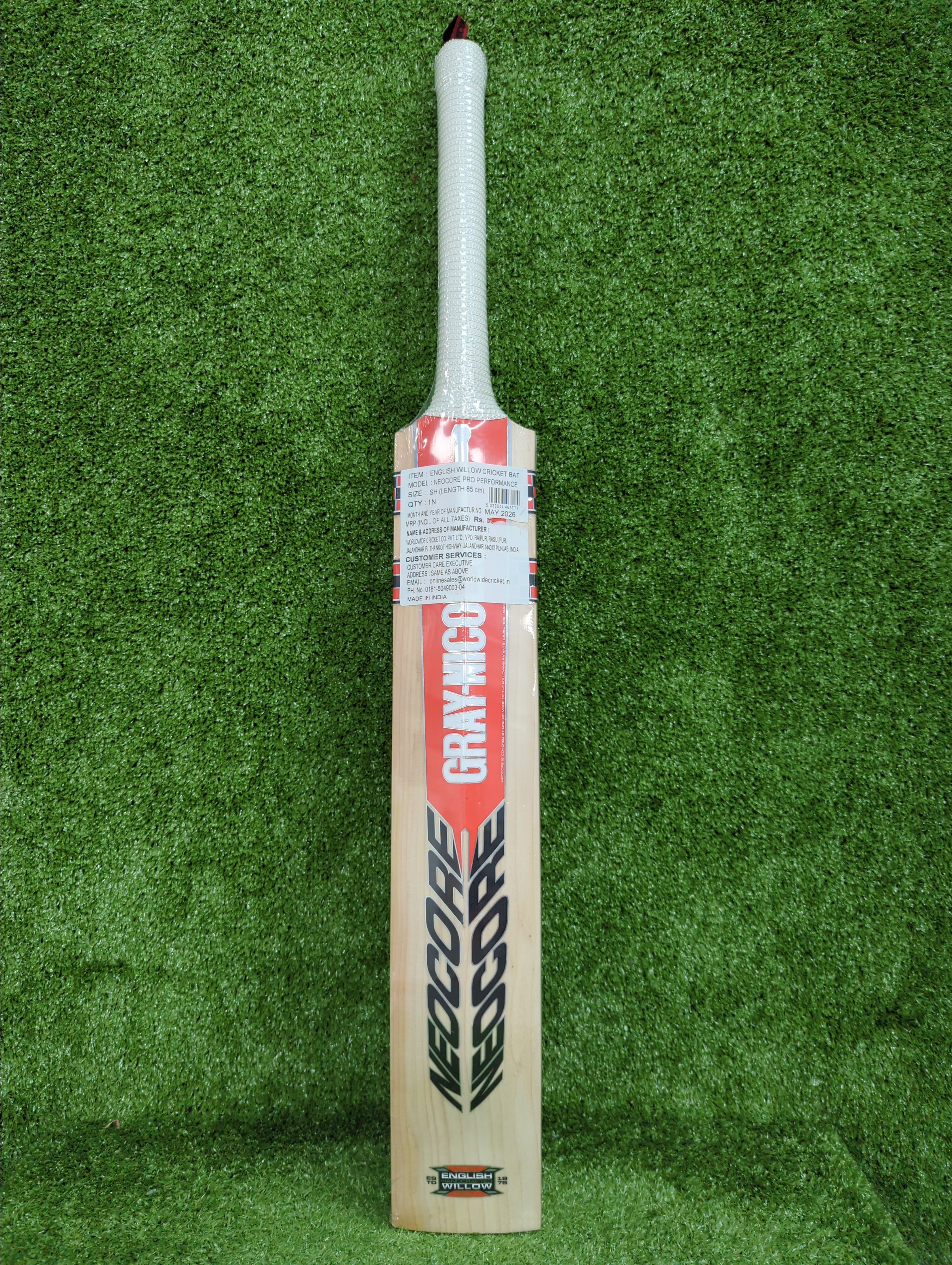 Gray-Nicolls Neocore Gen 2.0 Pro Performance Adult English Willow Cricket Bat GN
