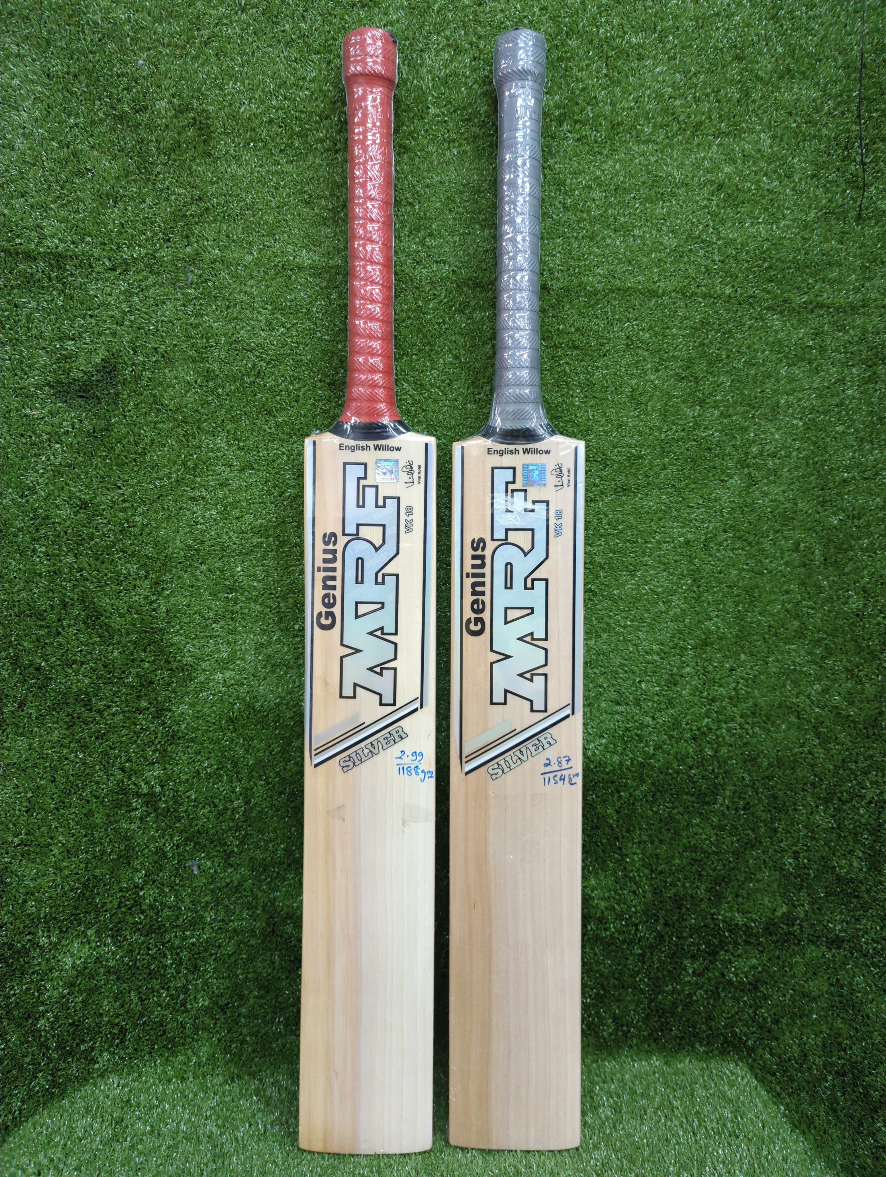 MRF Genius Silver Edition Cricket Bat | 25th Special Anniversary Model MRF