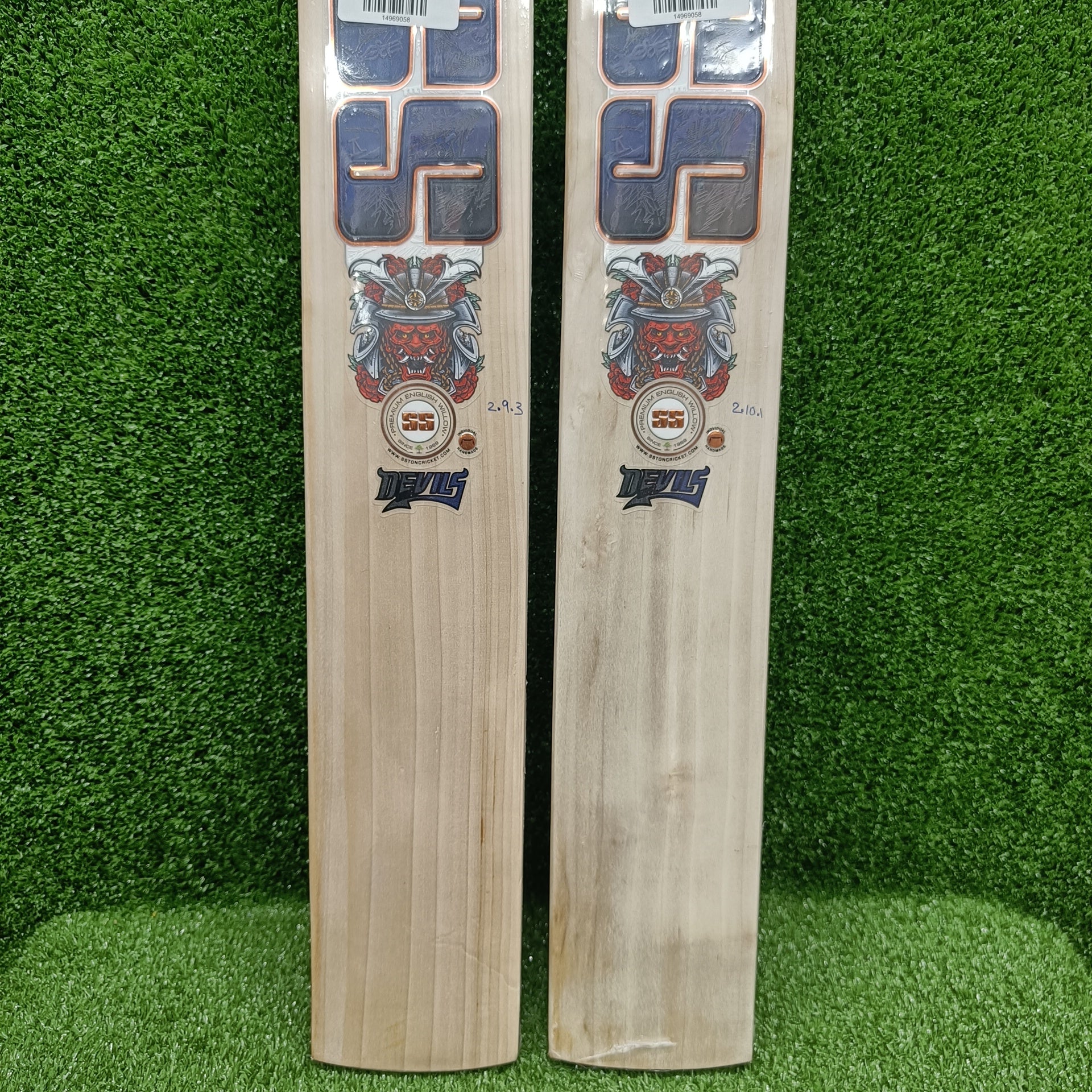 SS Devils Blue English Willow Cricket Bat