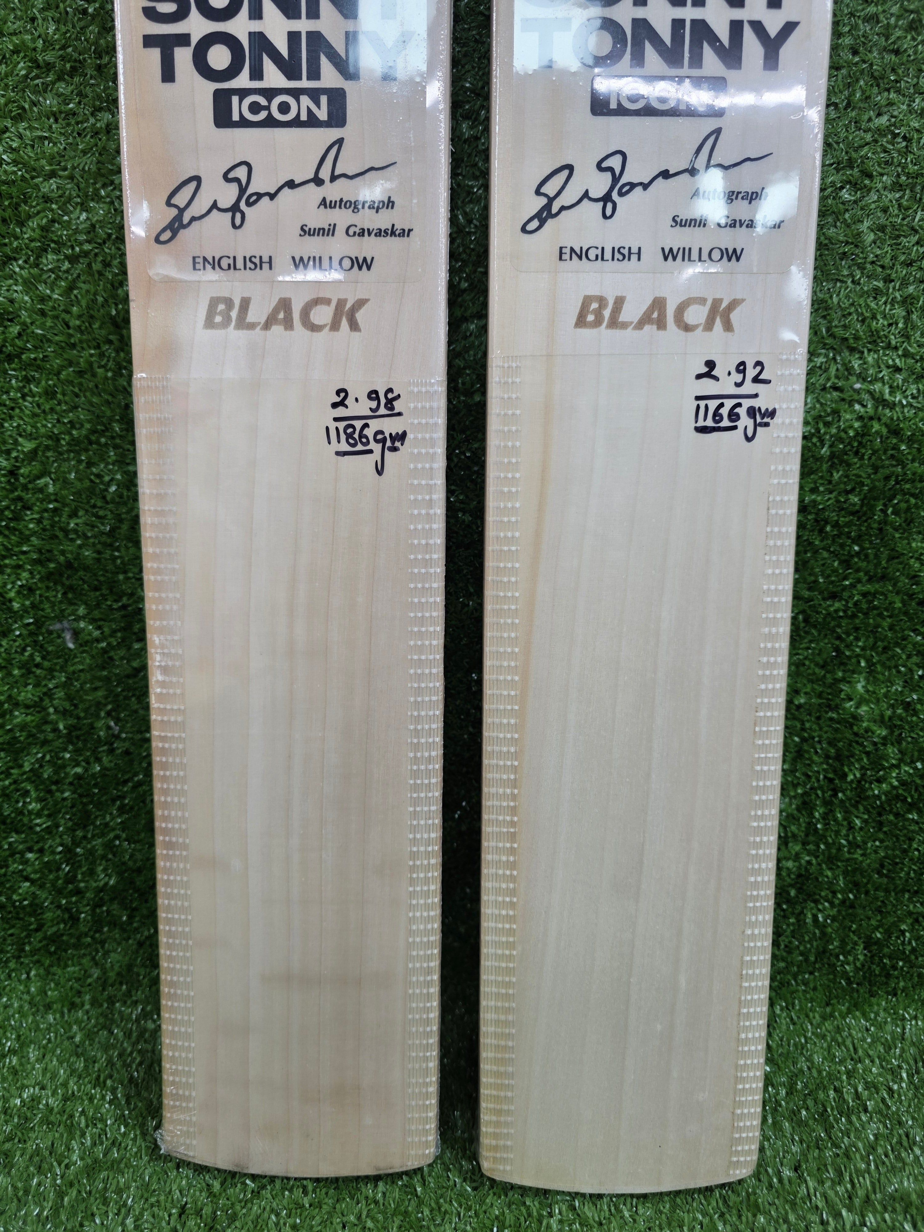 SG Sunny Tonny Icon Black English Willow Cricket Bat SG