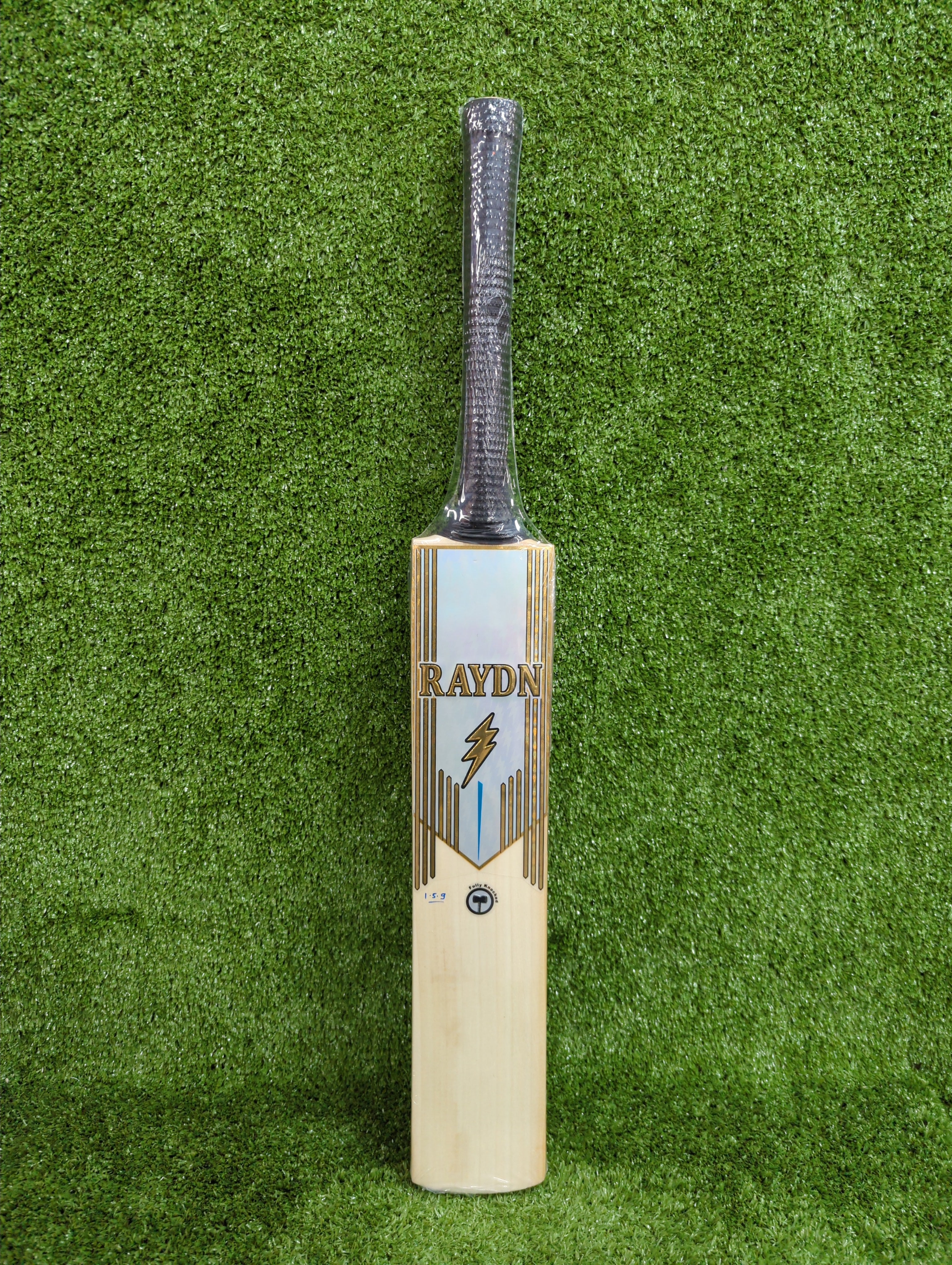 Raydn Gold Junior / Youth Premium English Willow Cricket Bat - PRE KNOCKED