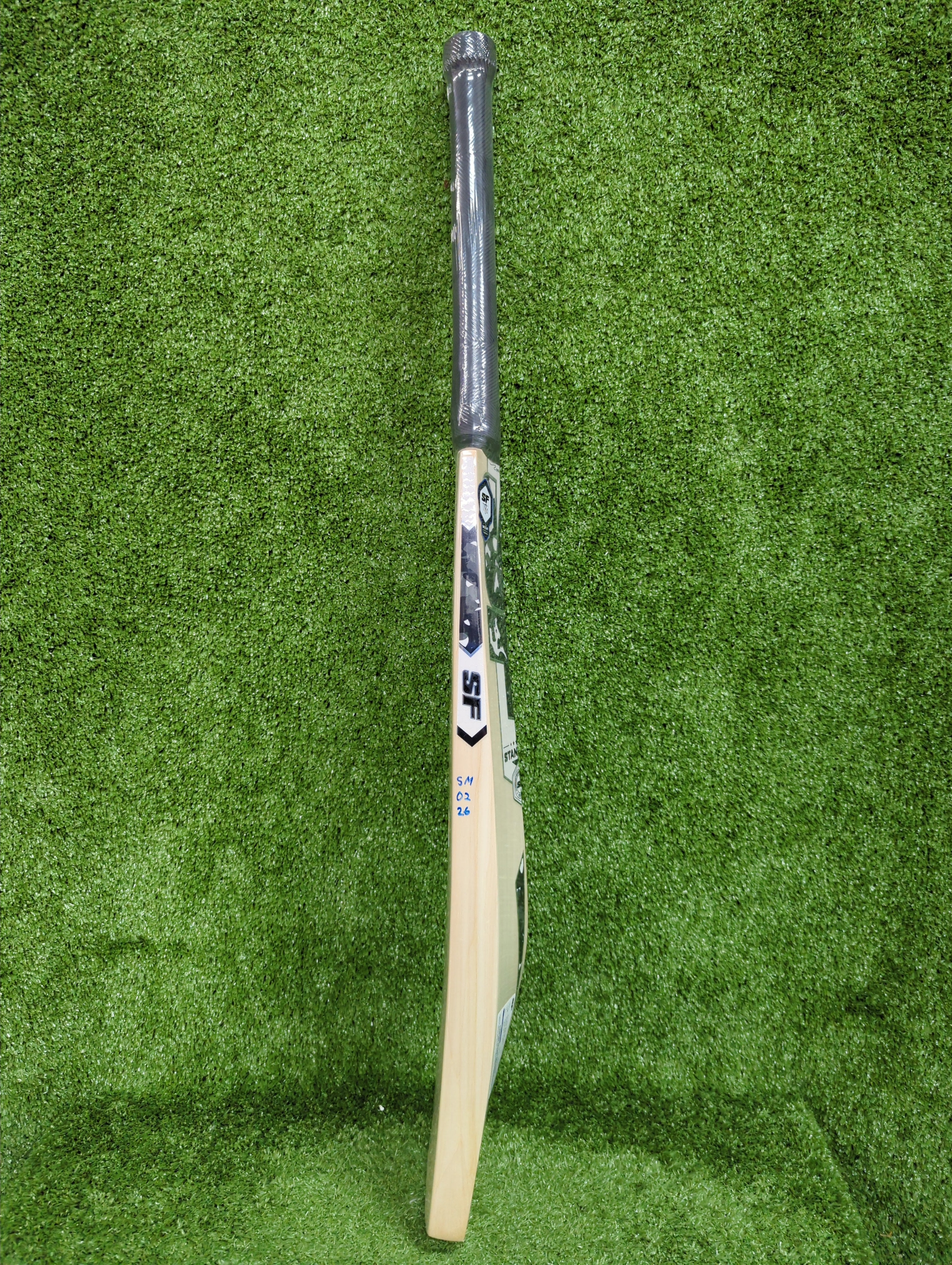 SF Camo ADI 1 English Willow Bat - back view - TopCricketStore