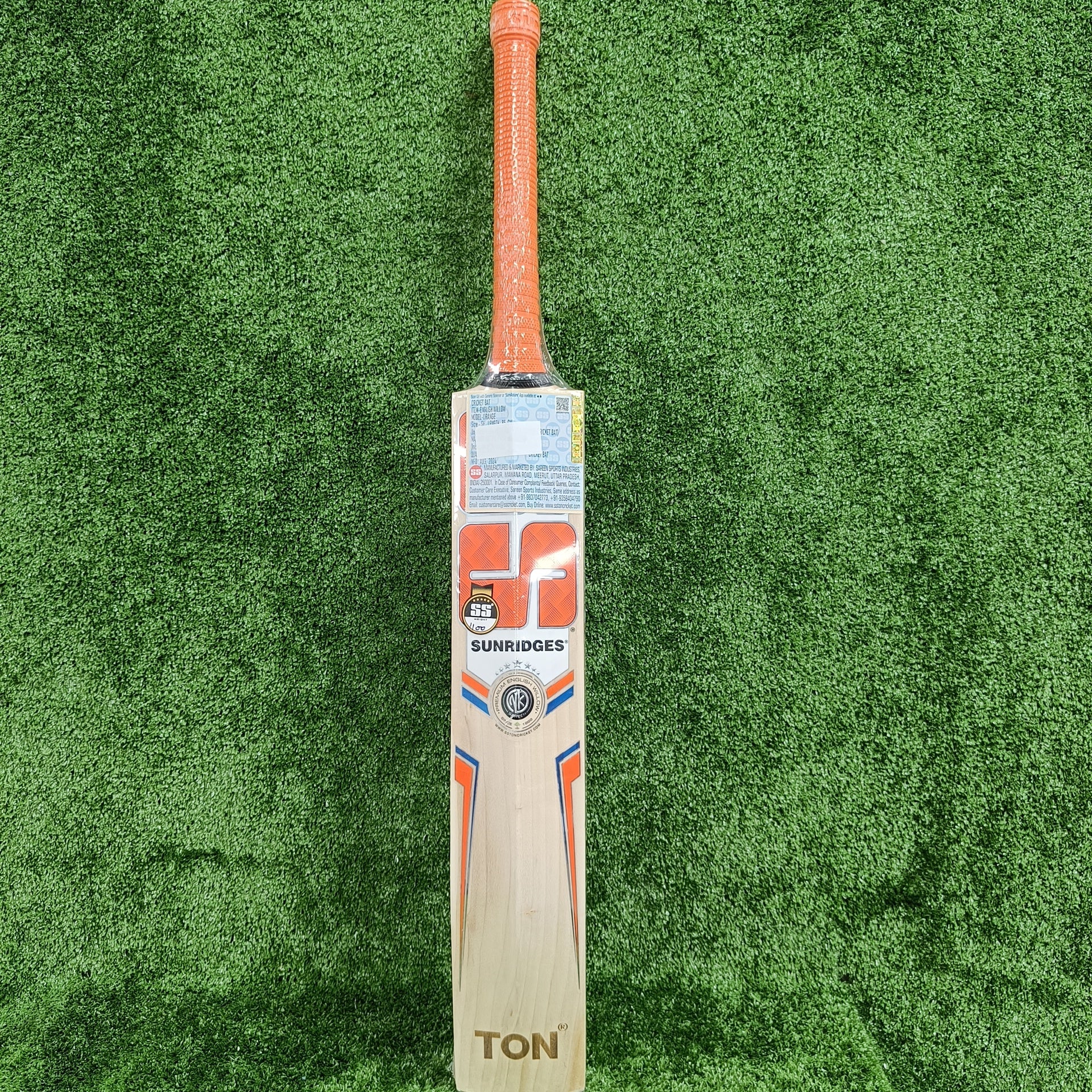 SS Orange English Willow Cricket Bat