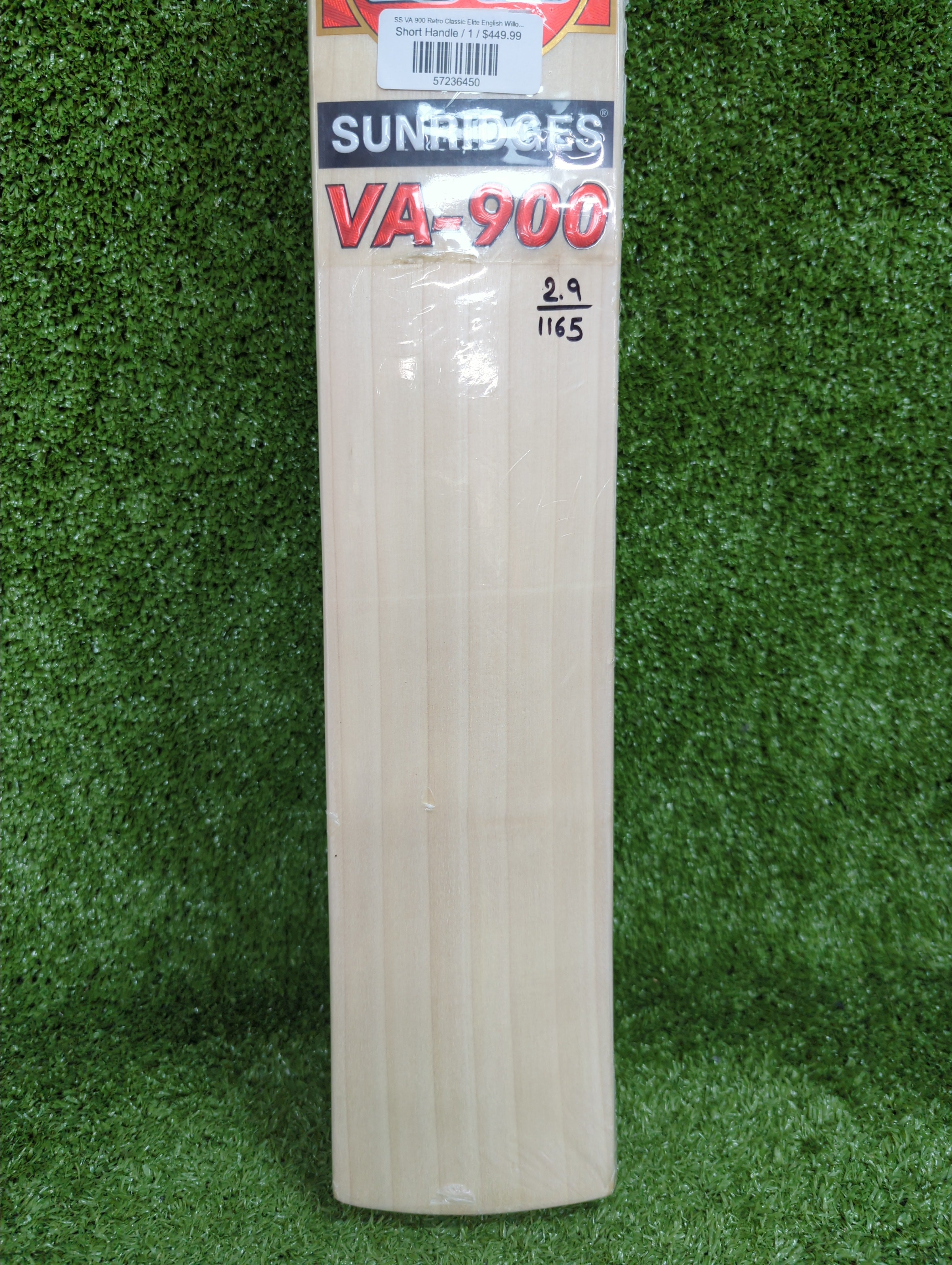 SS VA 900 Retro Classic Elite English Willow Cricket Bat