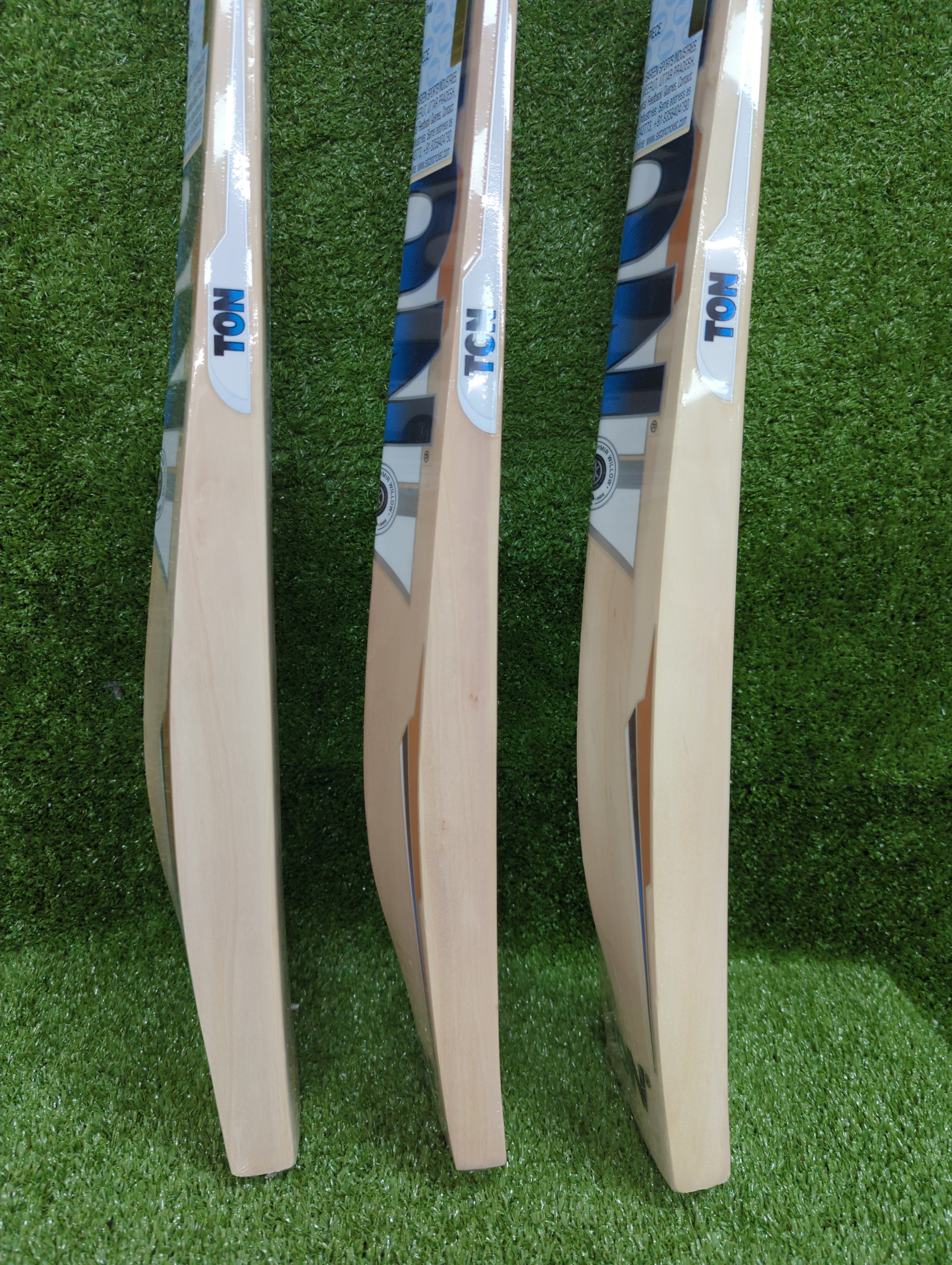 SS Ton Blaster Kashmir Willow Cricket Bat by SS - close-up detail - TopCricketStore