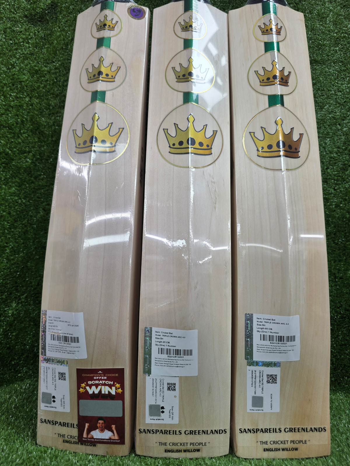 SG Triple Crown Arc 4.0  English Willow Cricket Bat SG