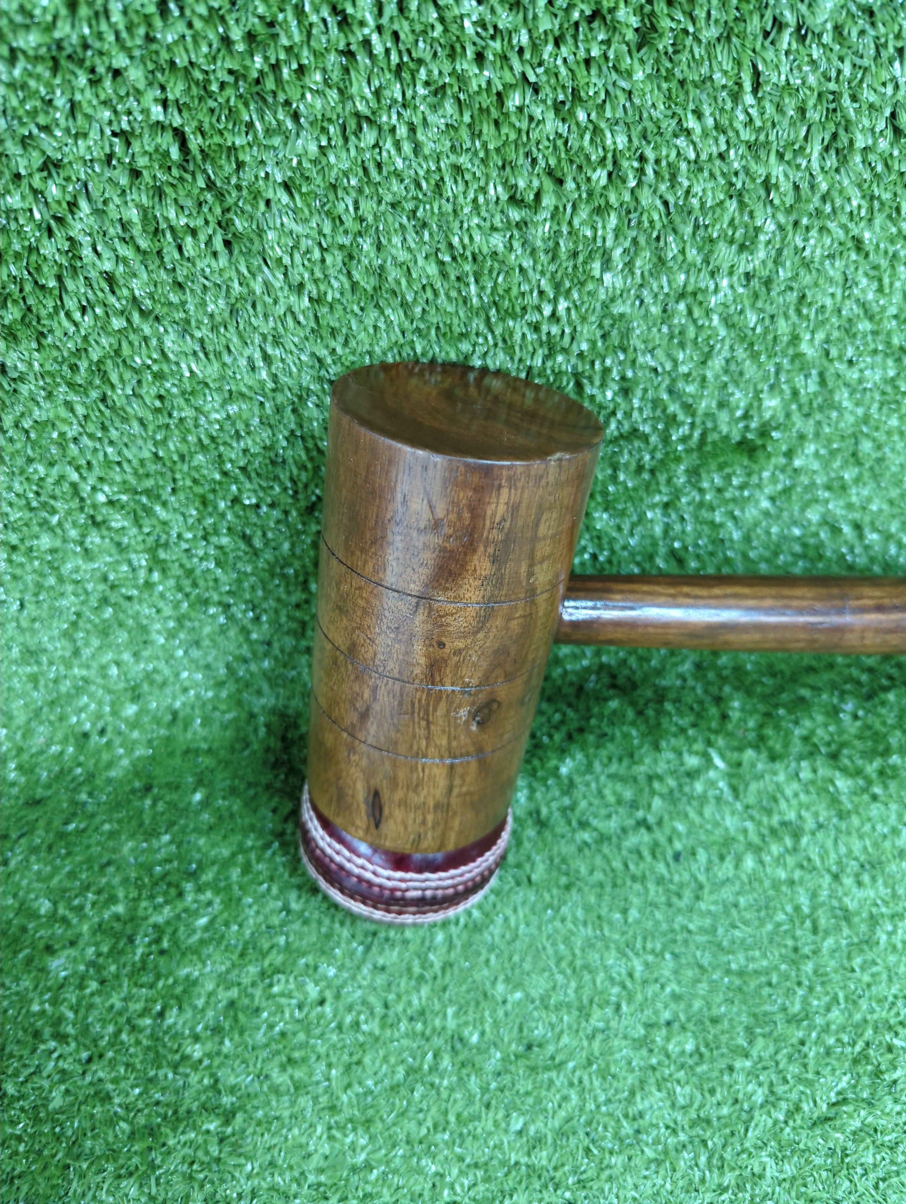 SS Cricket Bat Mallet with Leather Ball Head SS