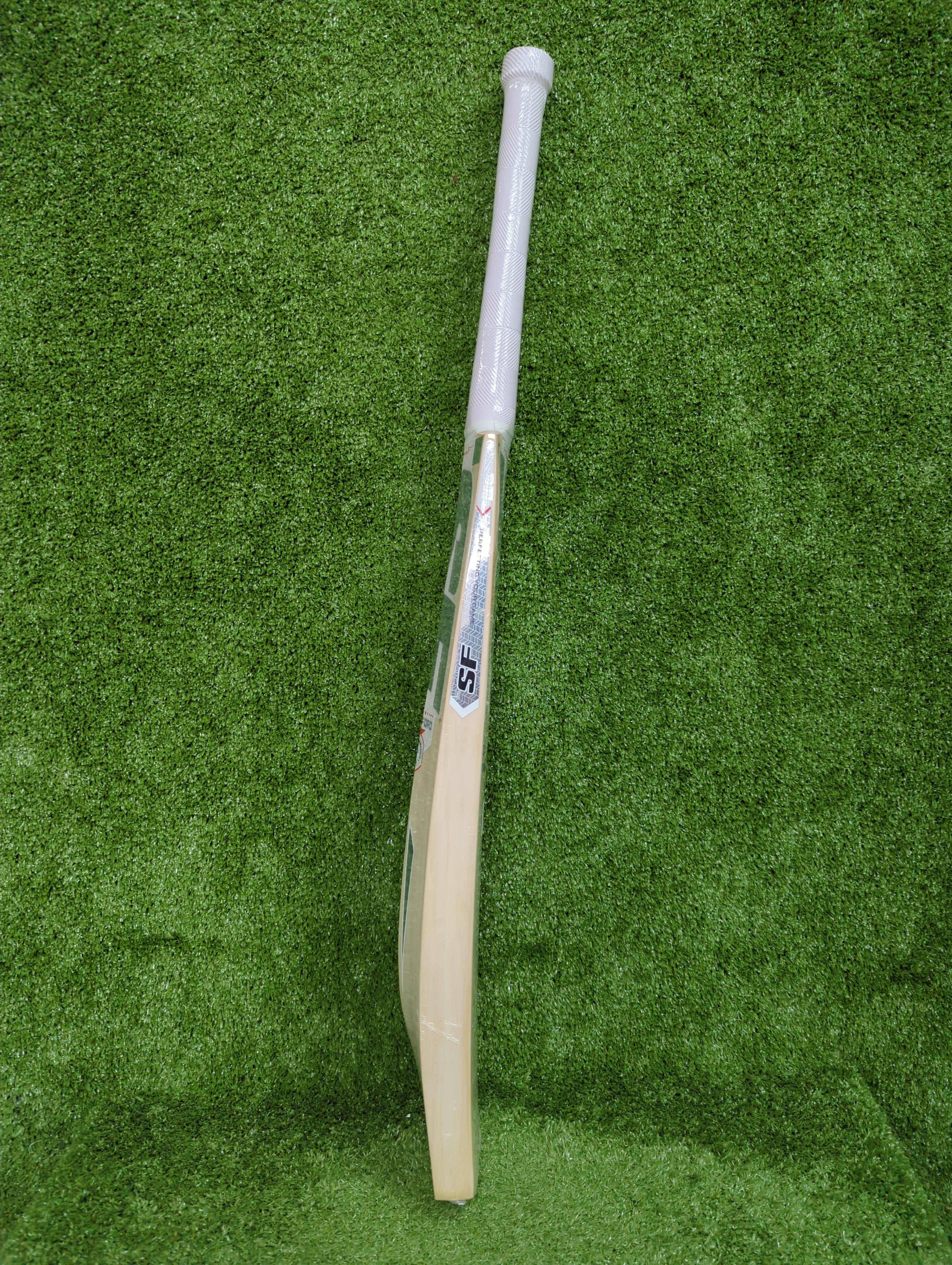SF Cadillac 666 English Willow Cricket Bat - close-up detail - TopCricketStore