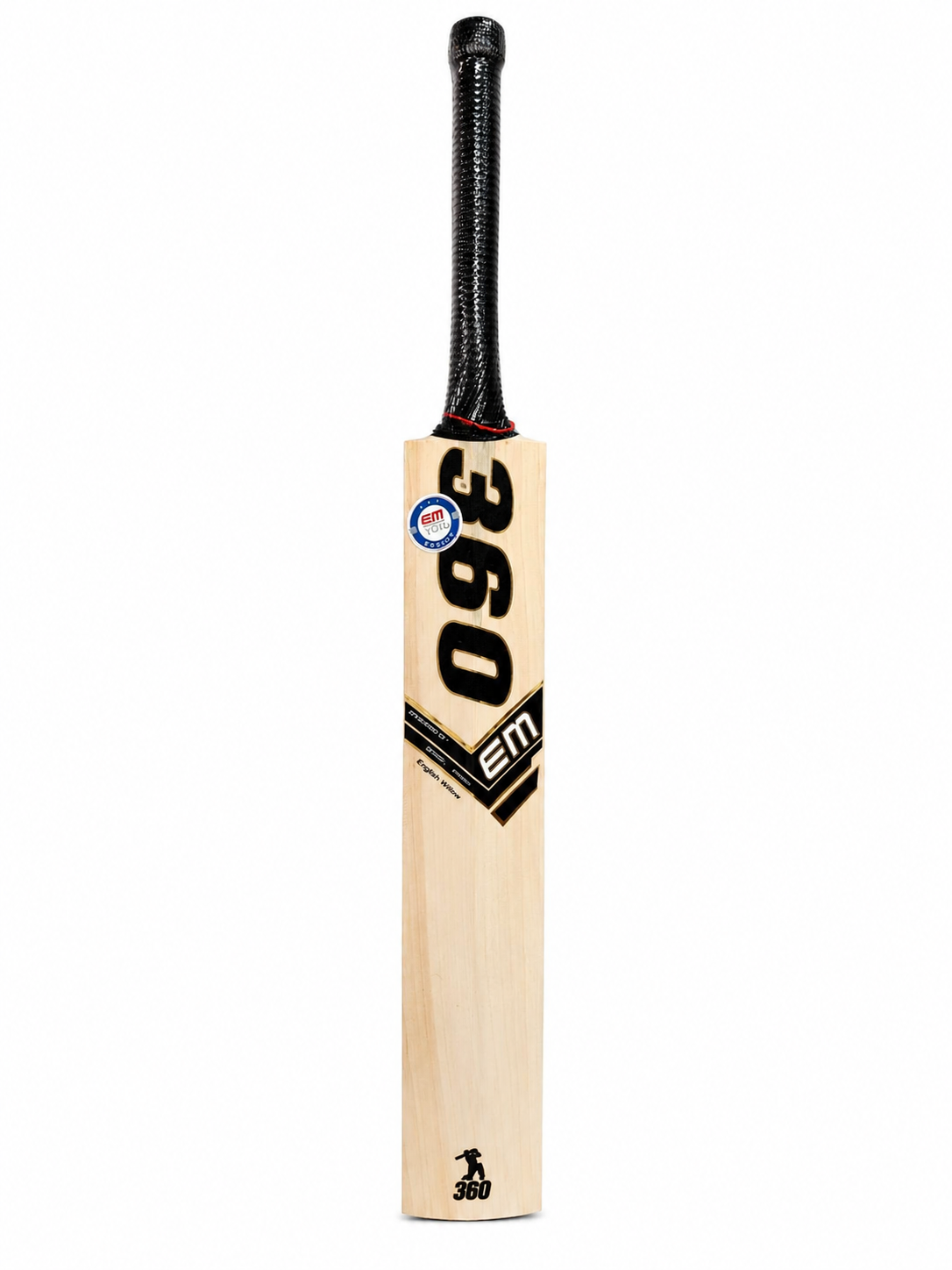 EM 360 No. 17 AB de Villiers Harrow Youth English Willow Cricket Bat EM