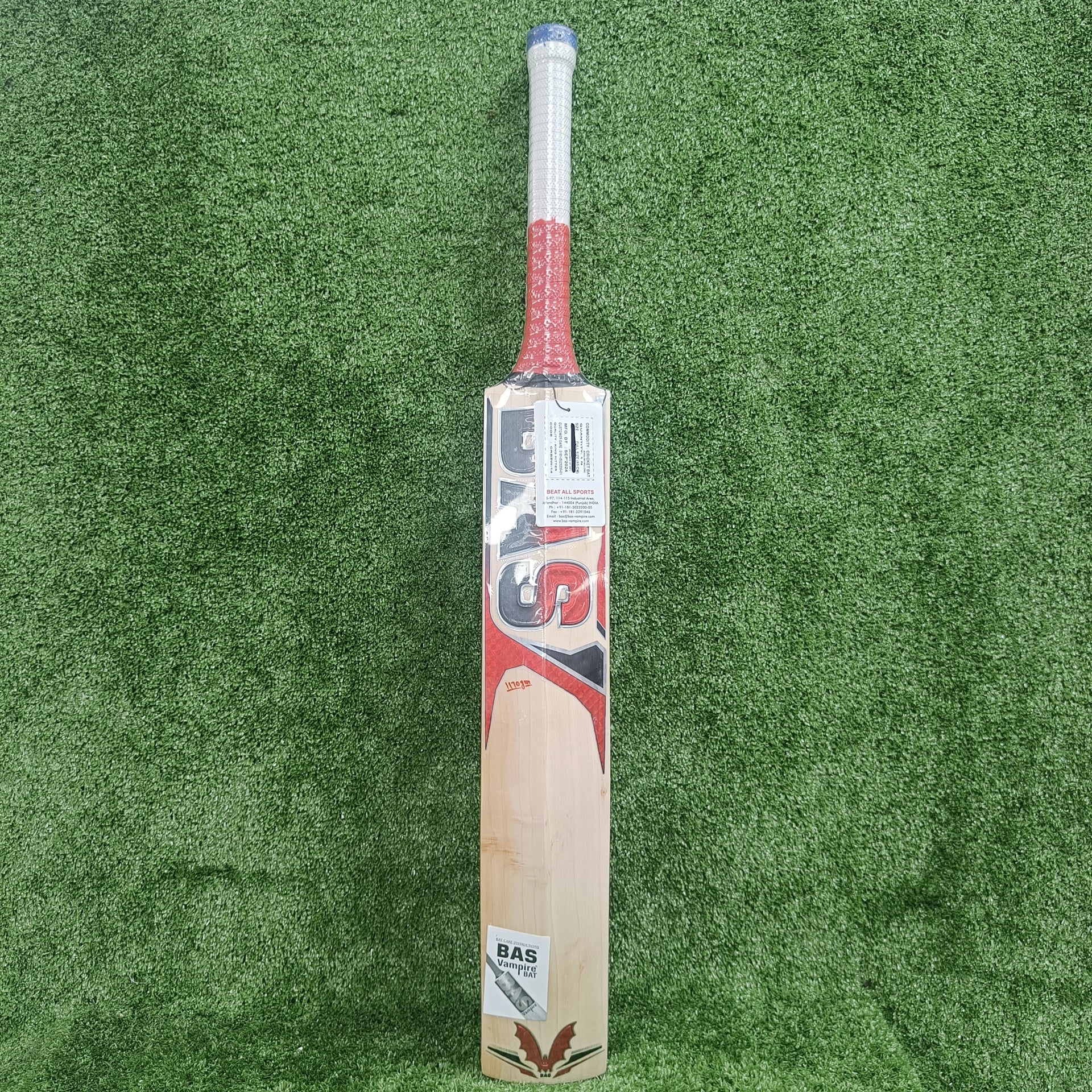 BAS King Hitter English Willow Cricket Bat