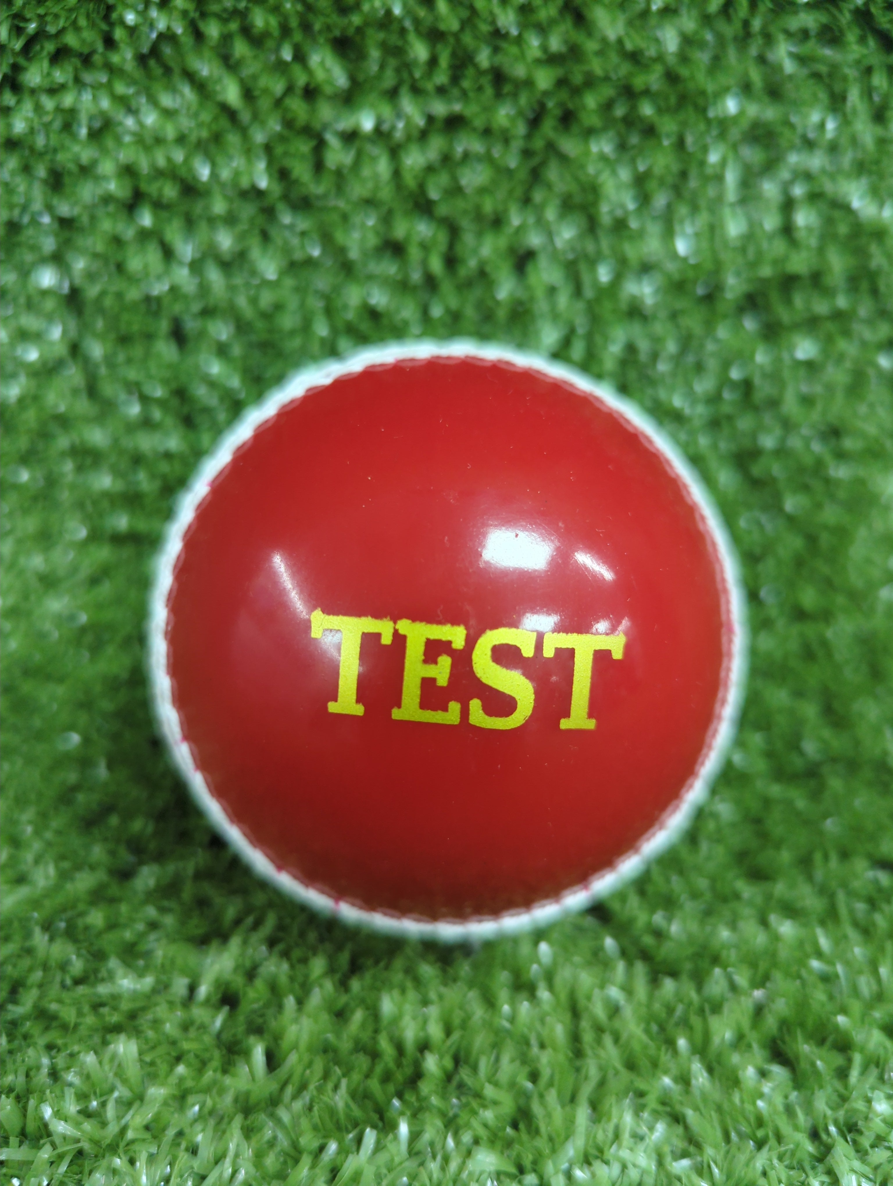 Raydn Test Red Synthetic Cricket Ball | TopCricketStore USA