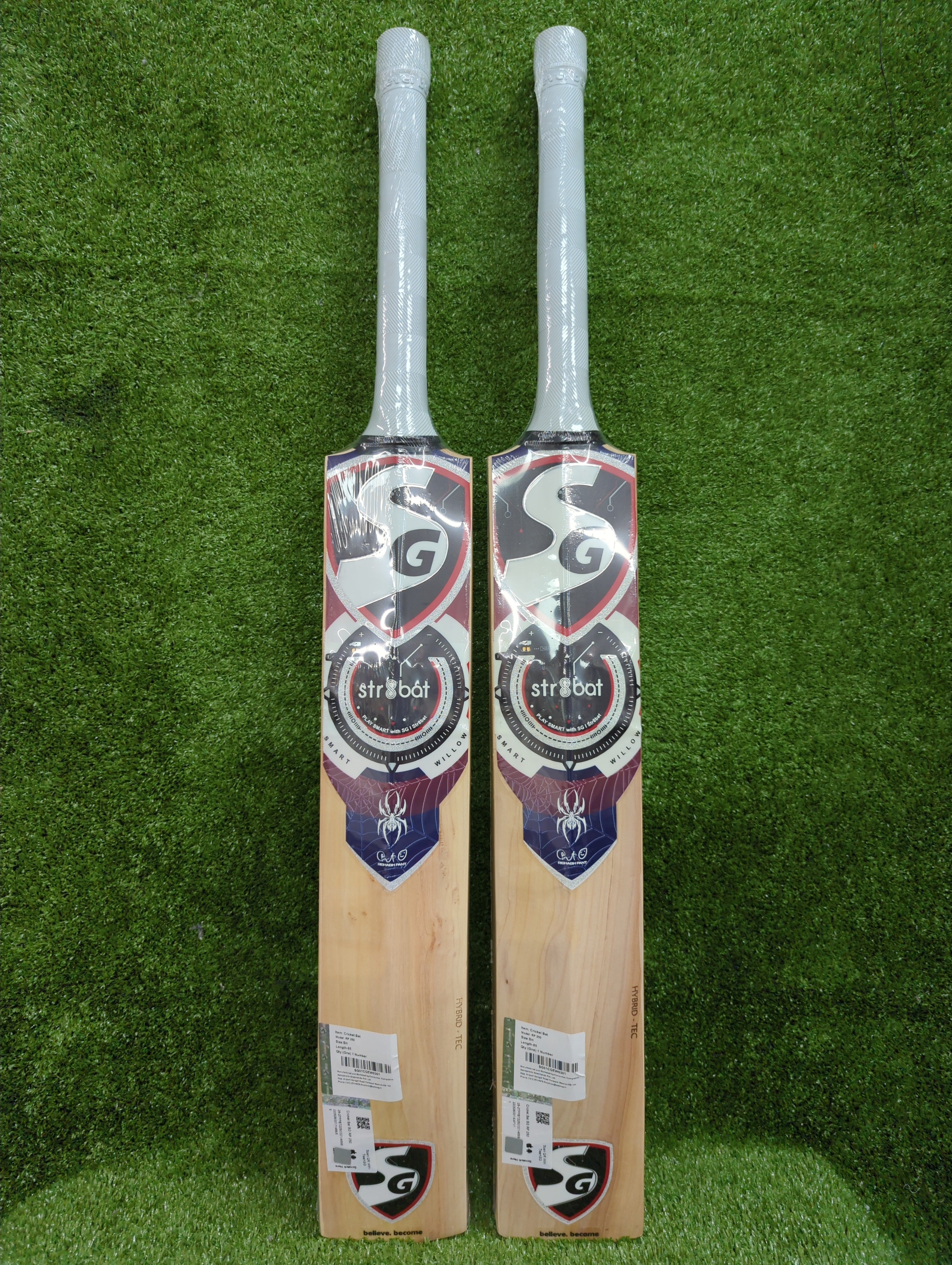 SG RP 250 English Willow Cricket Bat with STR8Bat Sensor SG