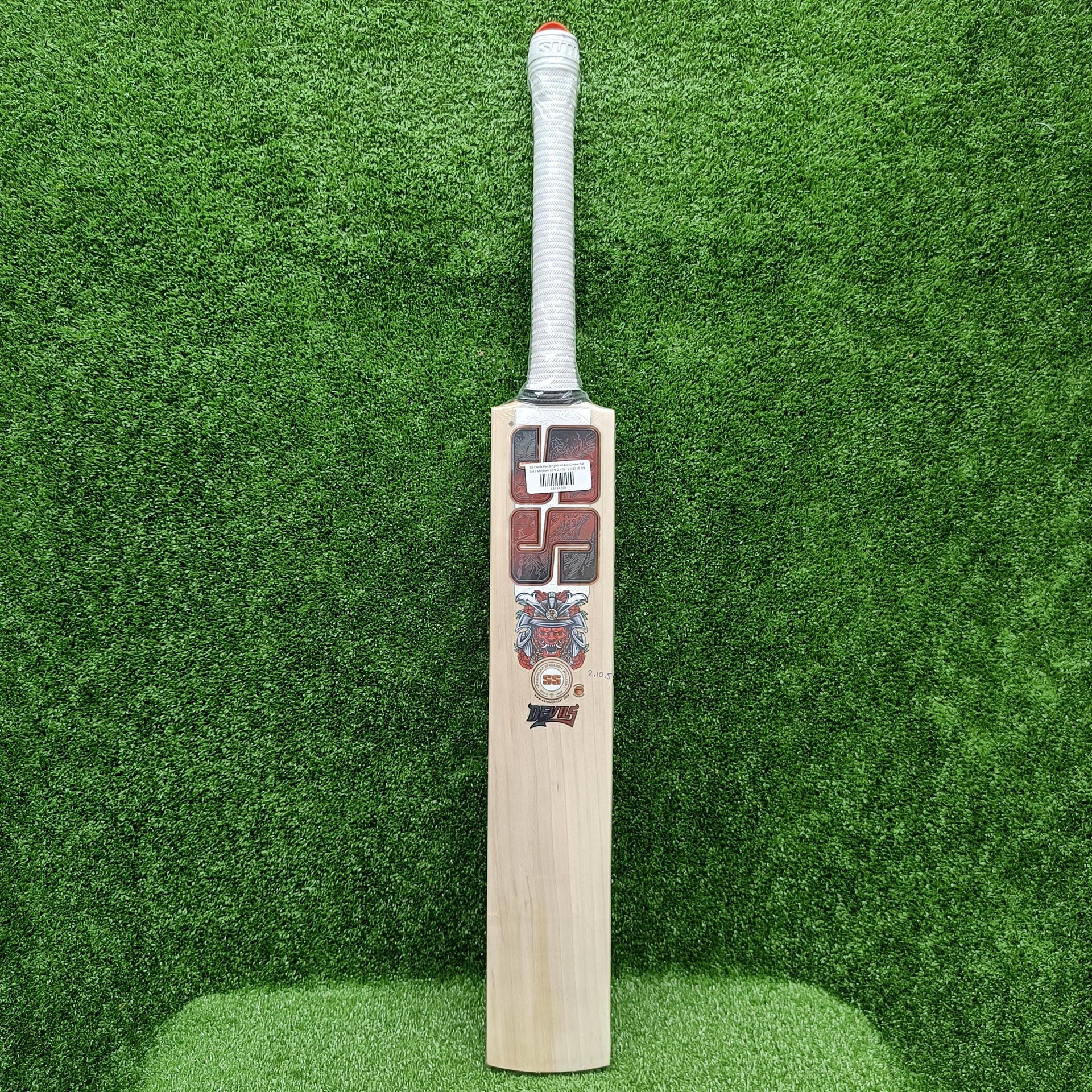 SS Devils Red English Willow Cricket Bat