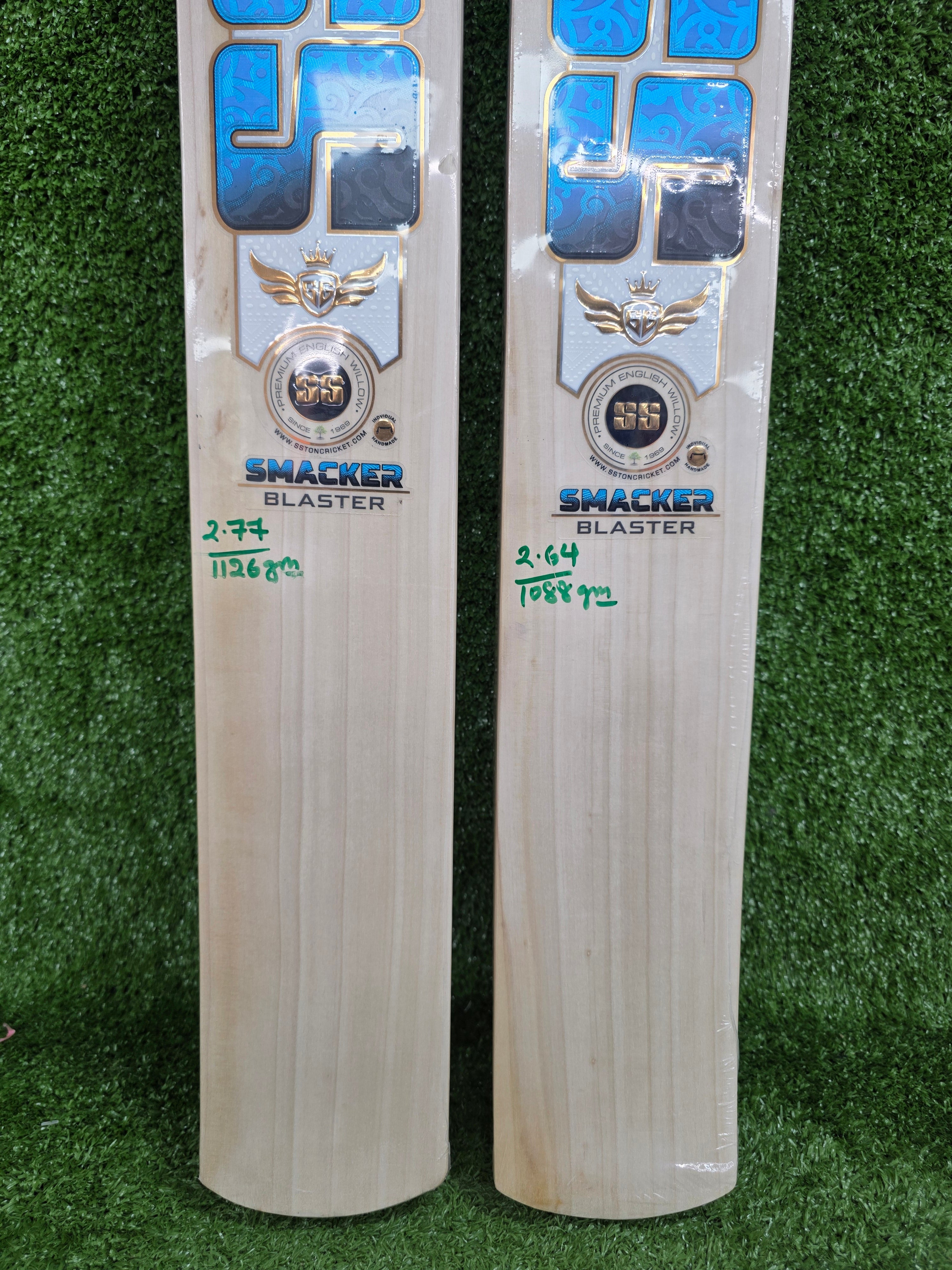 SS GG Smacker Blaster English Willow Cricket Bat Short Handle SS