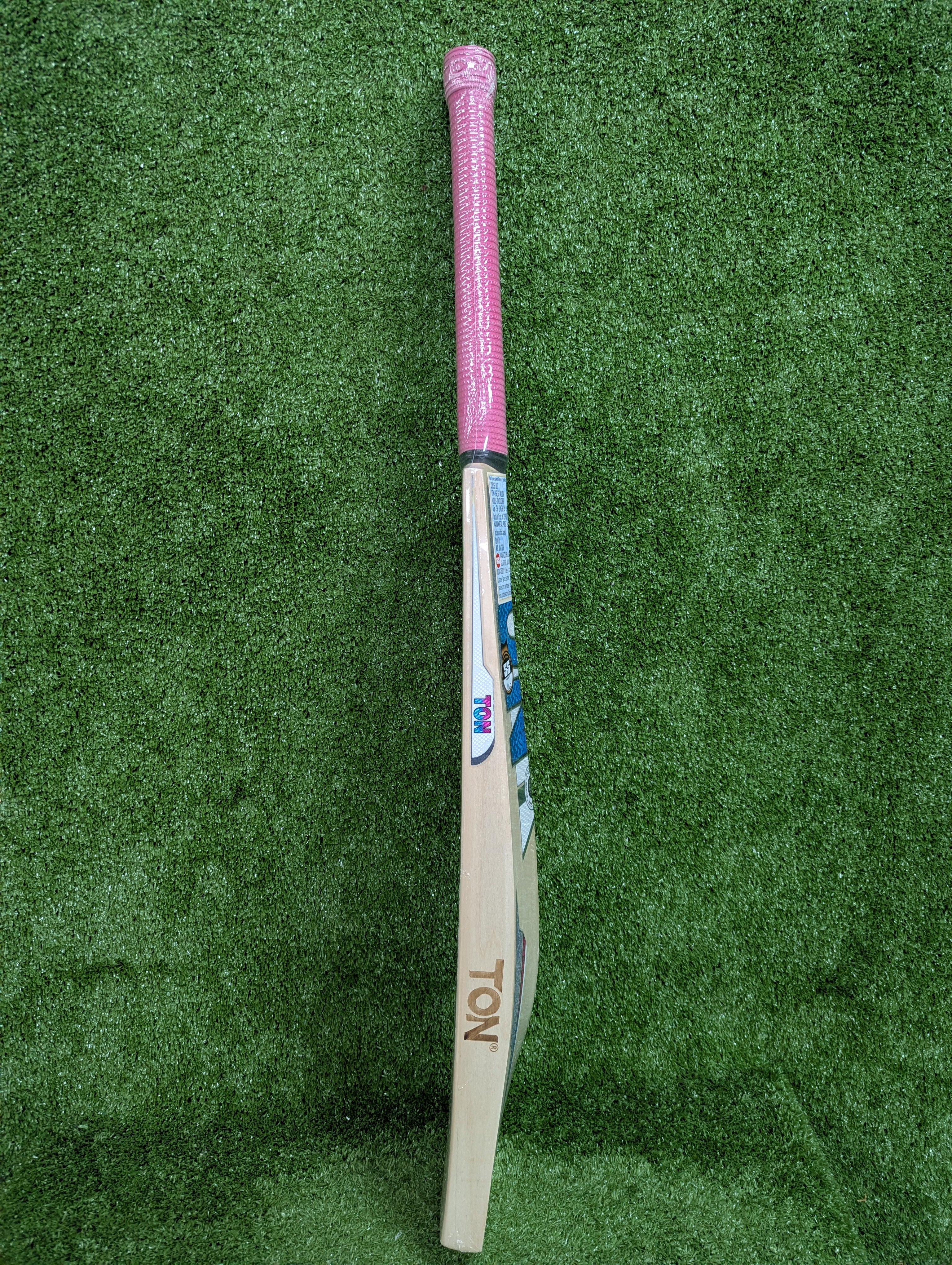 SS Ton Slasher English Willow Cricket Bat Short Handle by SS - back view - TopCricketStore