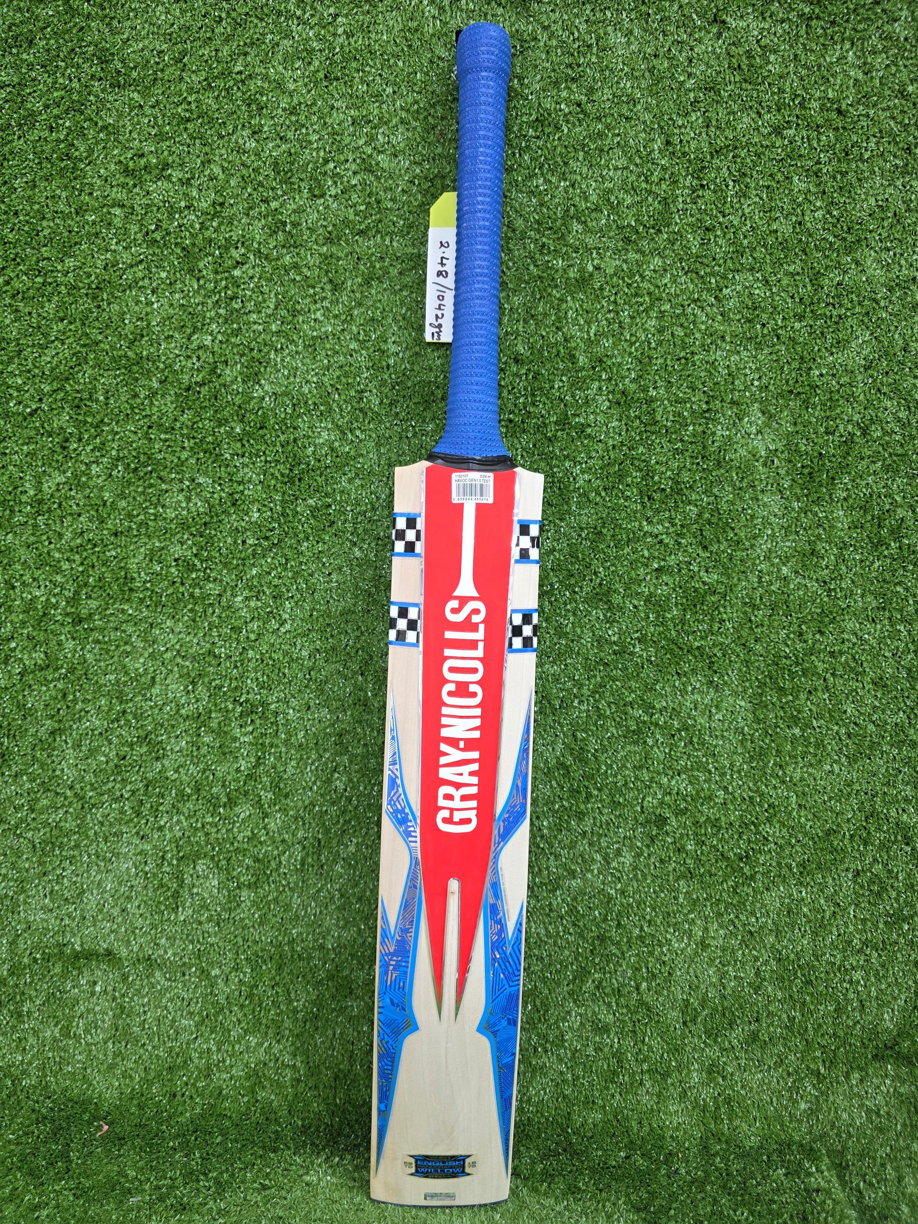 Gray-Nicolls Havoc 1.0 Test Youth Harrow English Willow Cricket Bat - View 6