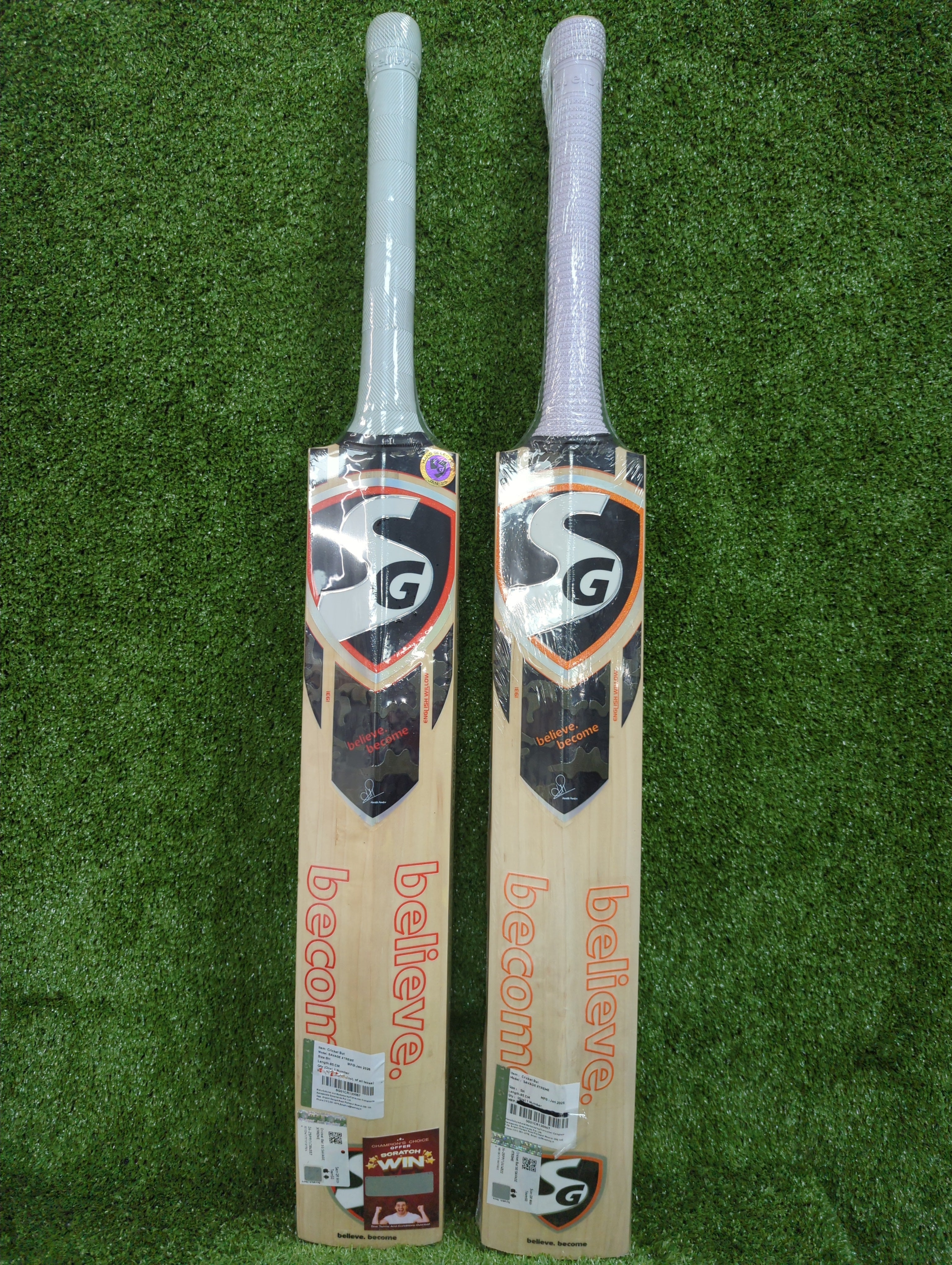 SG Savage Xtreme English Willow Cricket Bat (Hardik Pandya Series)