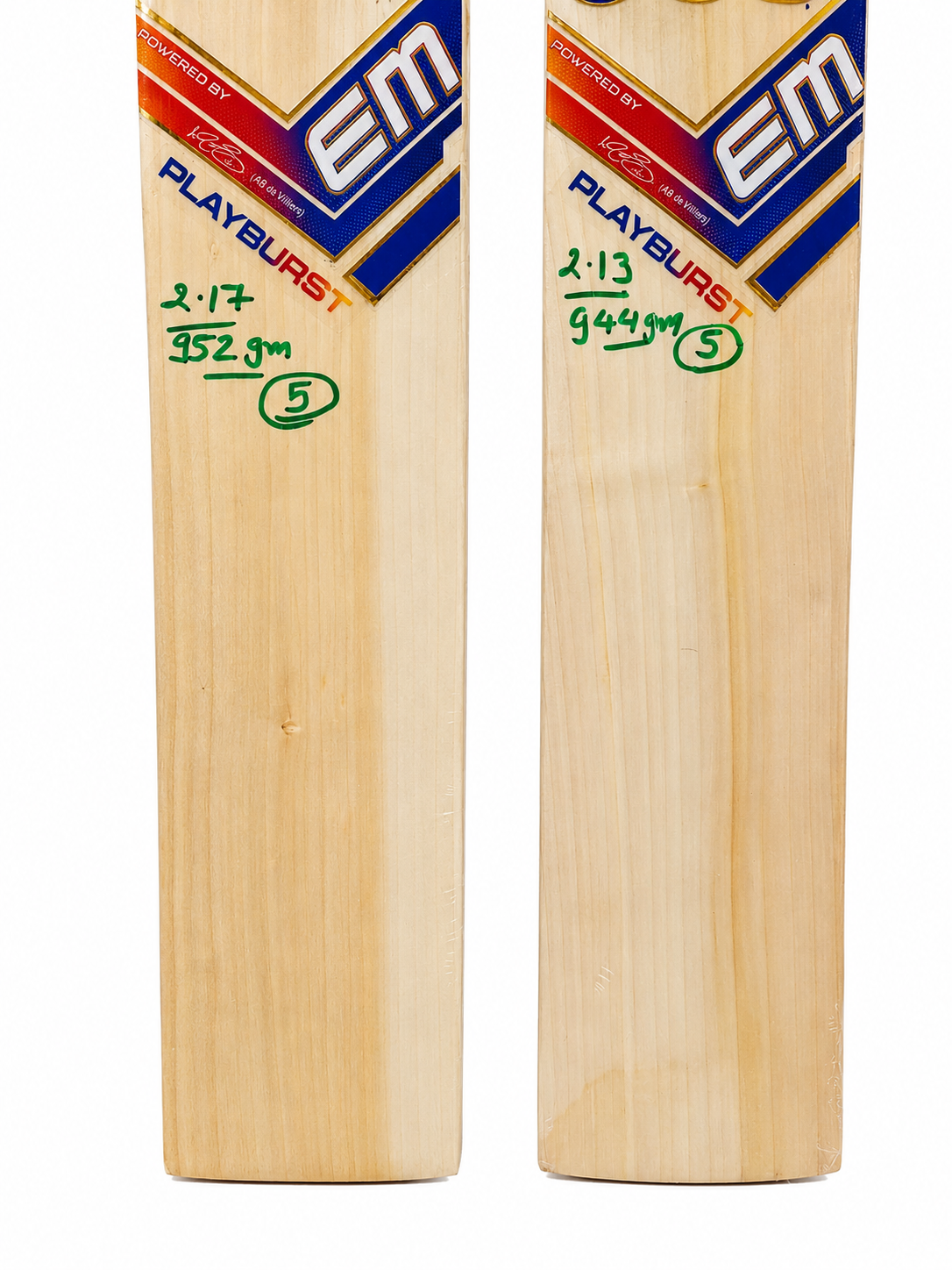 EM 360 Play Burst AB de Villiers Junior / Youth English Willow Cricket Bat EM