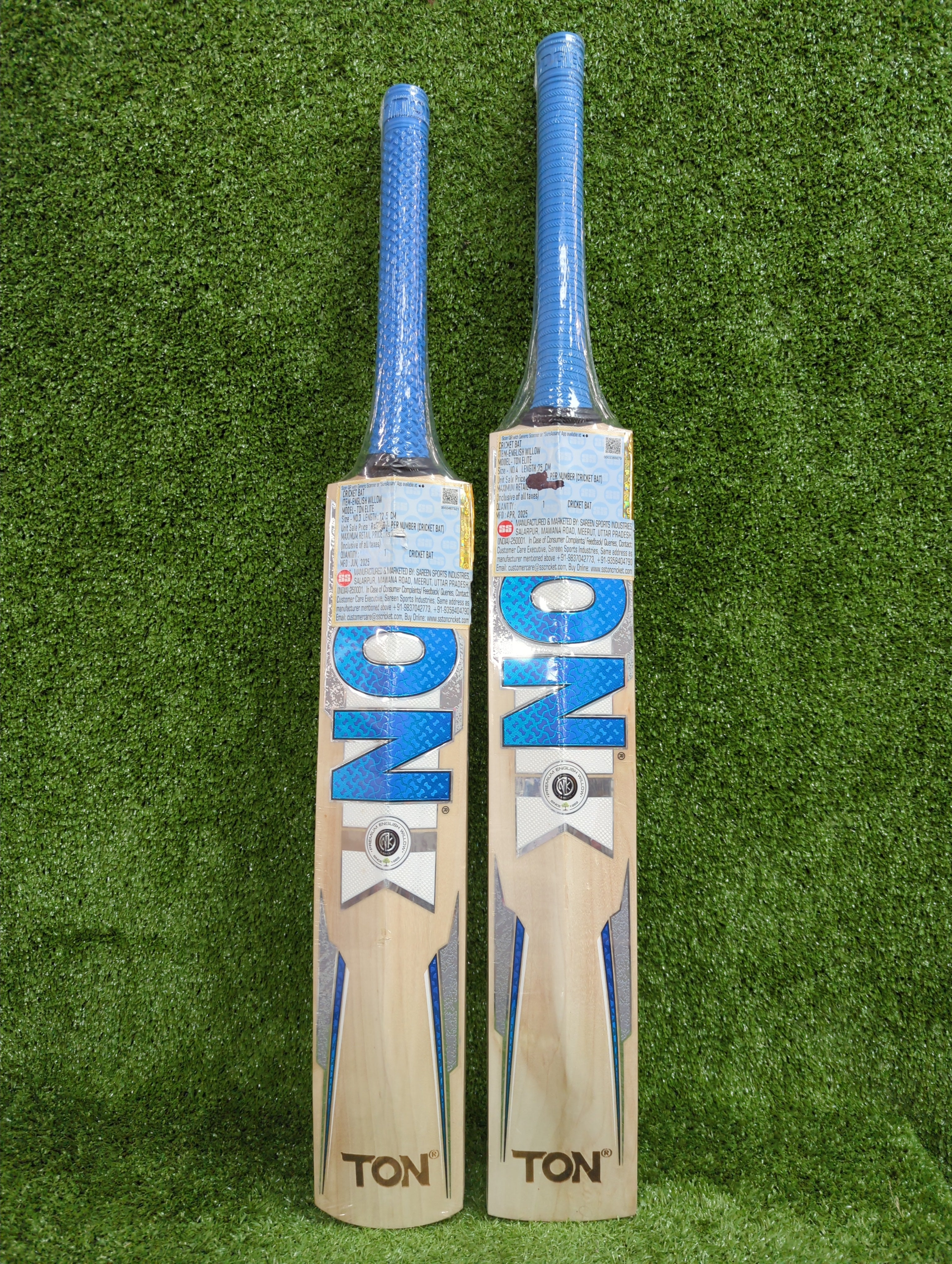 ベッド SS Ton Elite Junior/Youth English Willow Cricket Bat