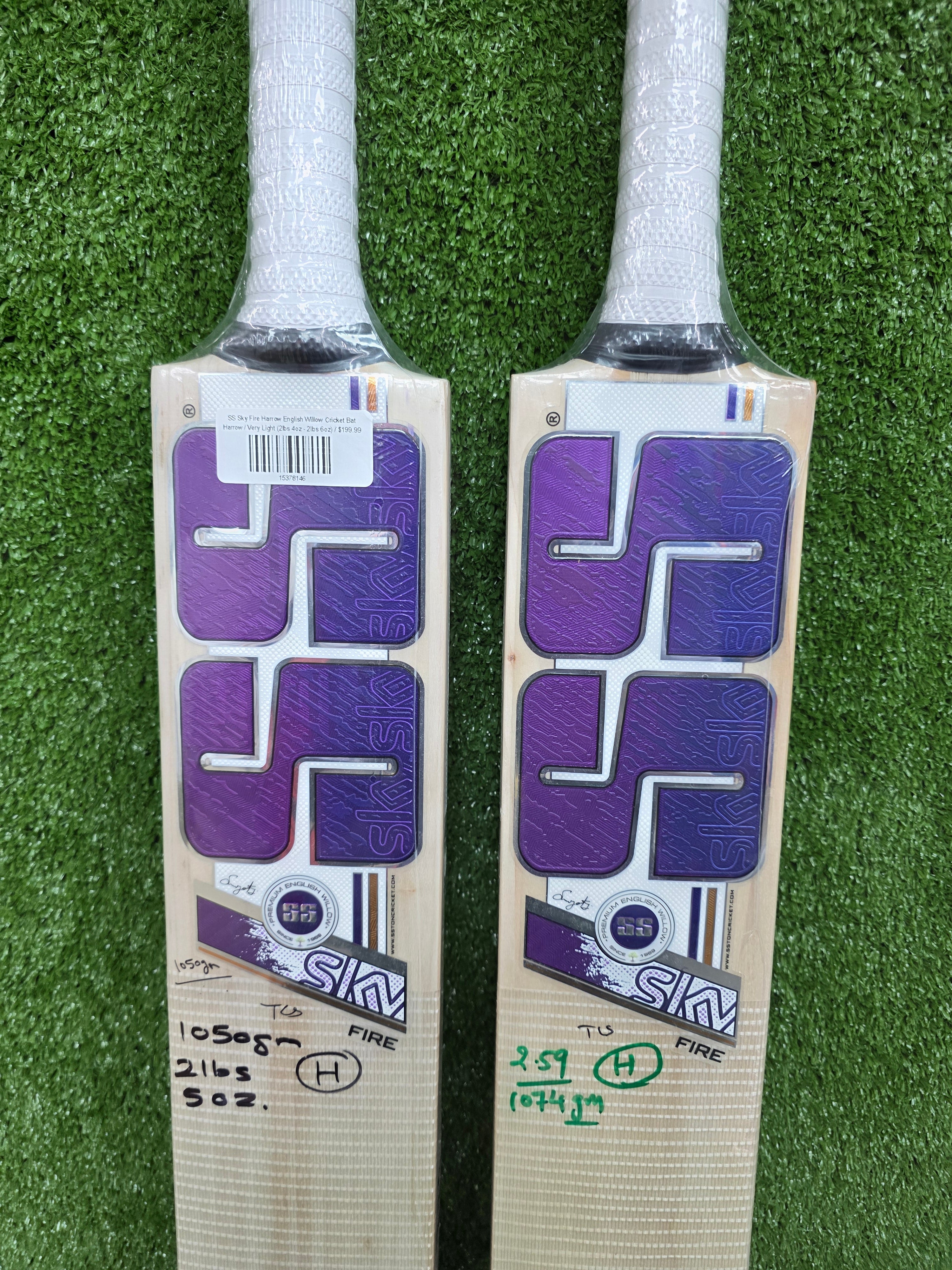 SS Sky Fire Harrow Youth English Willow Cricket Bat SS