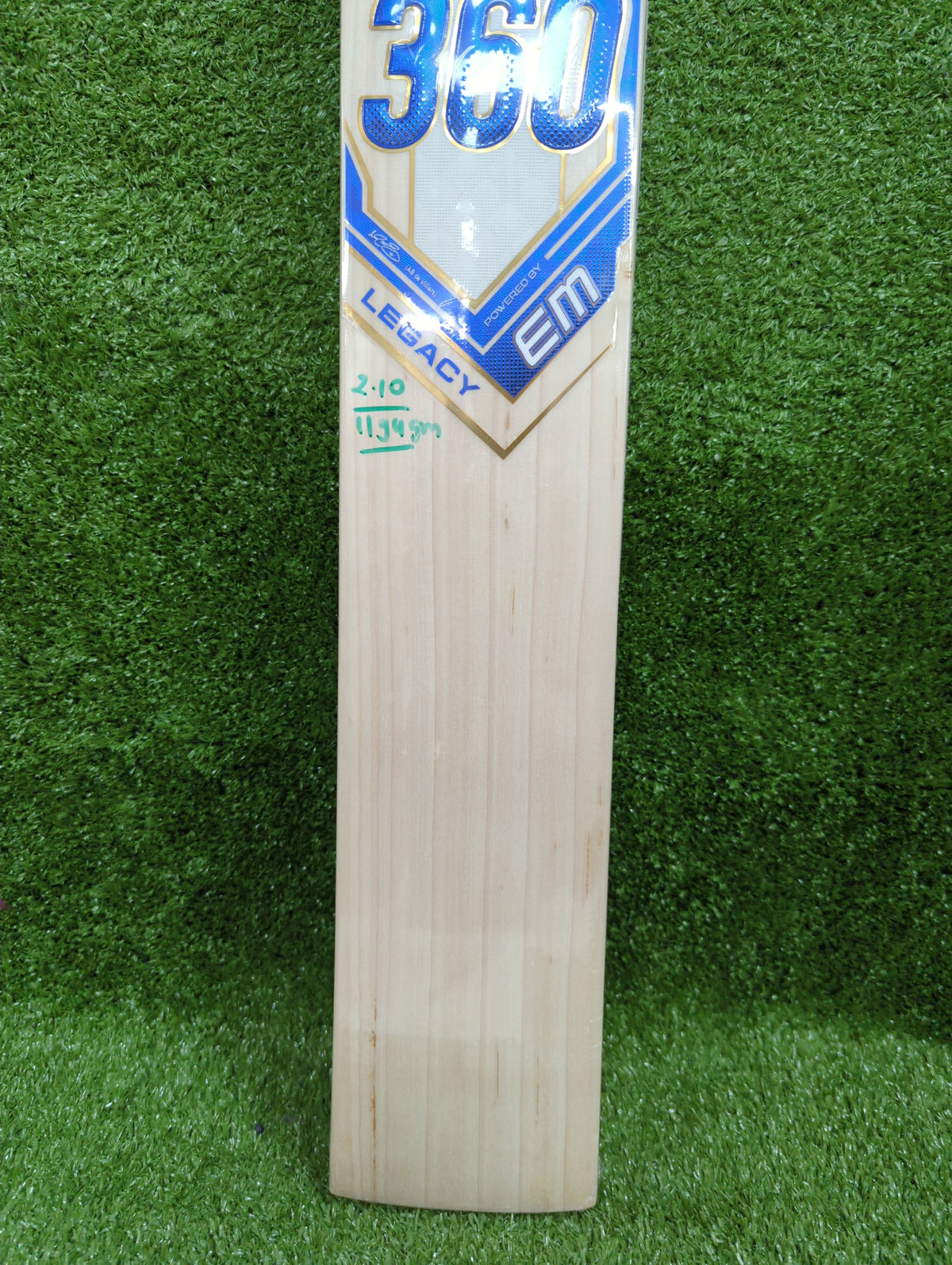 EM 360 Legacy AB de Villiers English Willow Cricket Bat EM