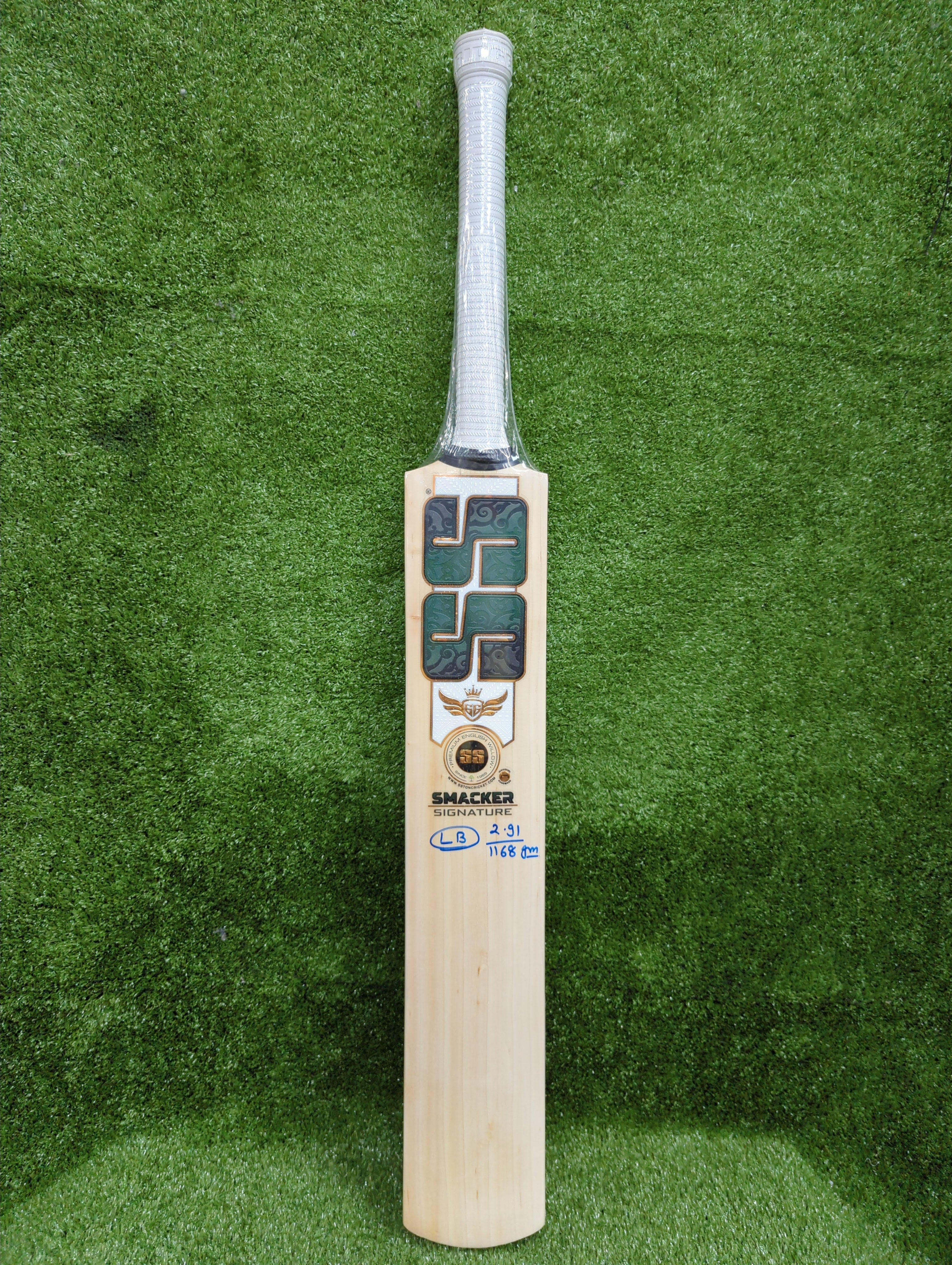 SS GG Smacker Signature English Willow Cricket Bat Long Blade SS