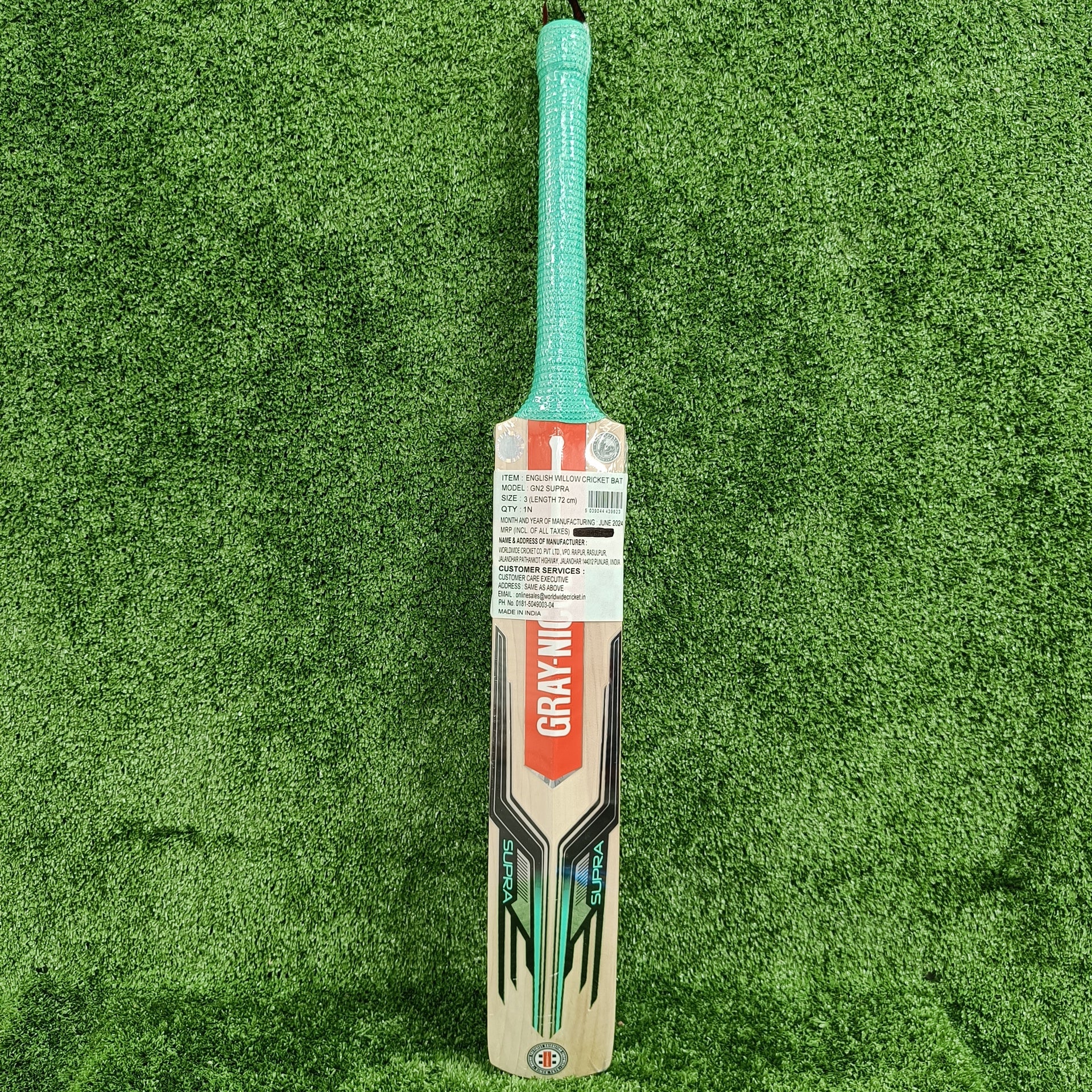 Gray-Nicolls 2 Supra Junior / Youth English Willow Cricket Bat