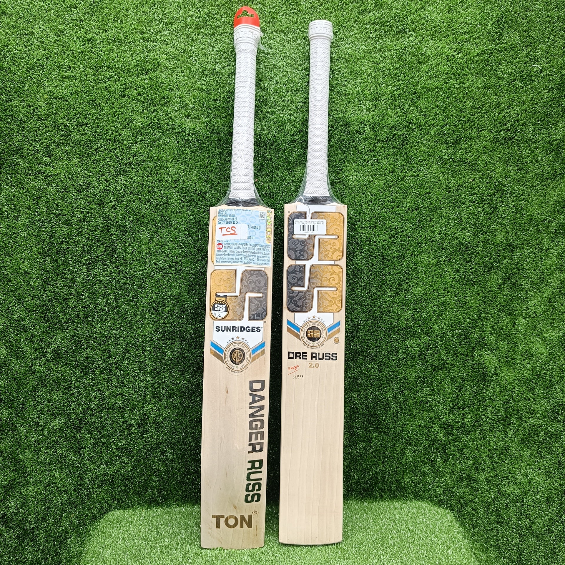 SS Dre Russ 2.0 Big Hitter English Willow Cricket Bat