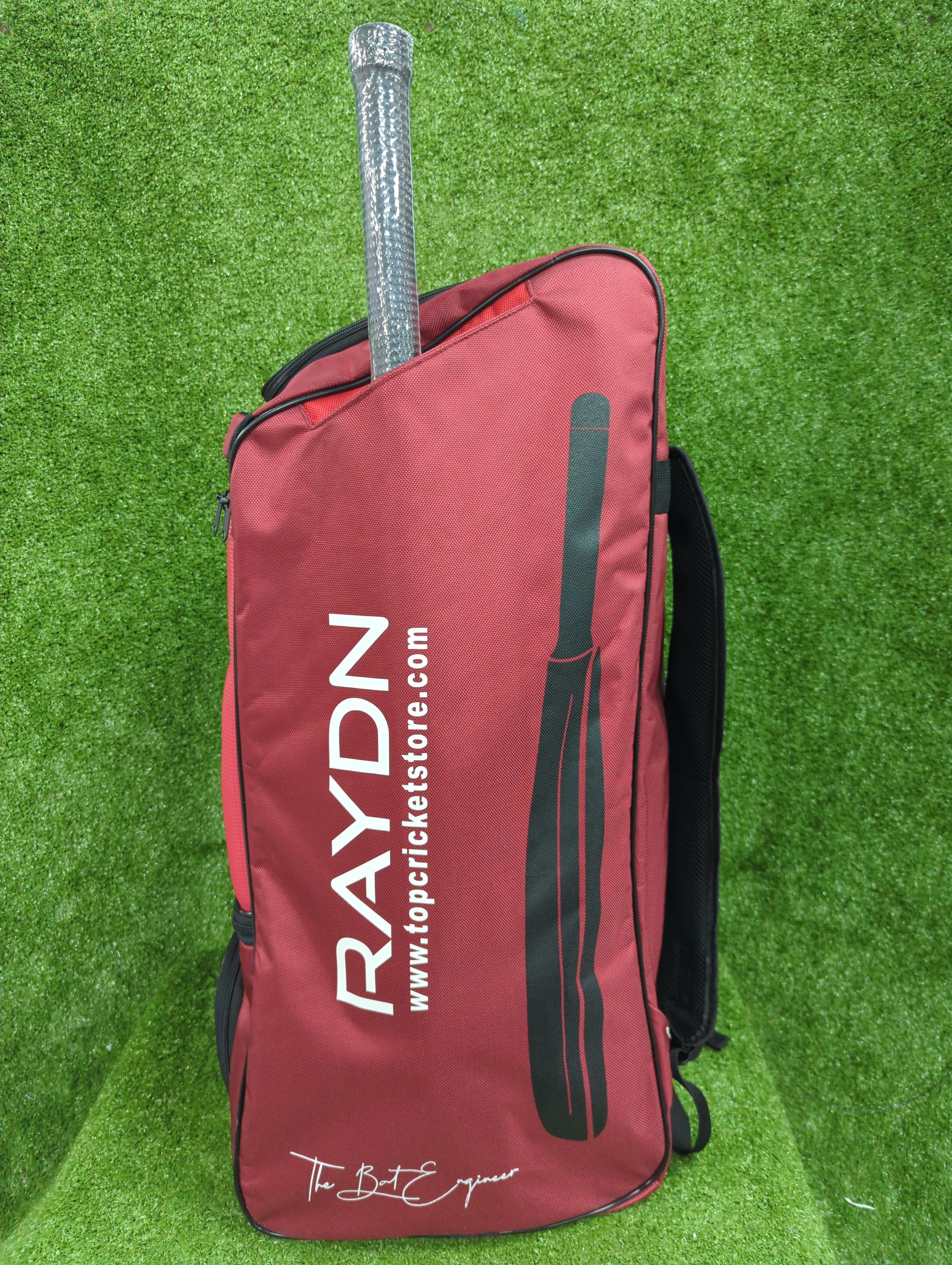 RAYDN Poseidon Cricket Duffle Bag - Premium Stand-Up Kit Backpack