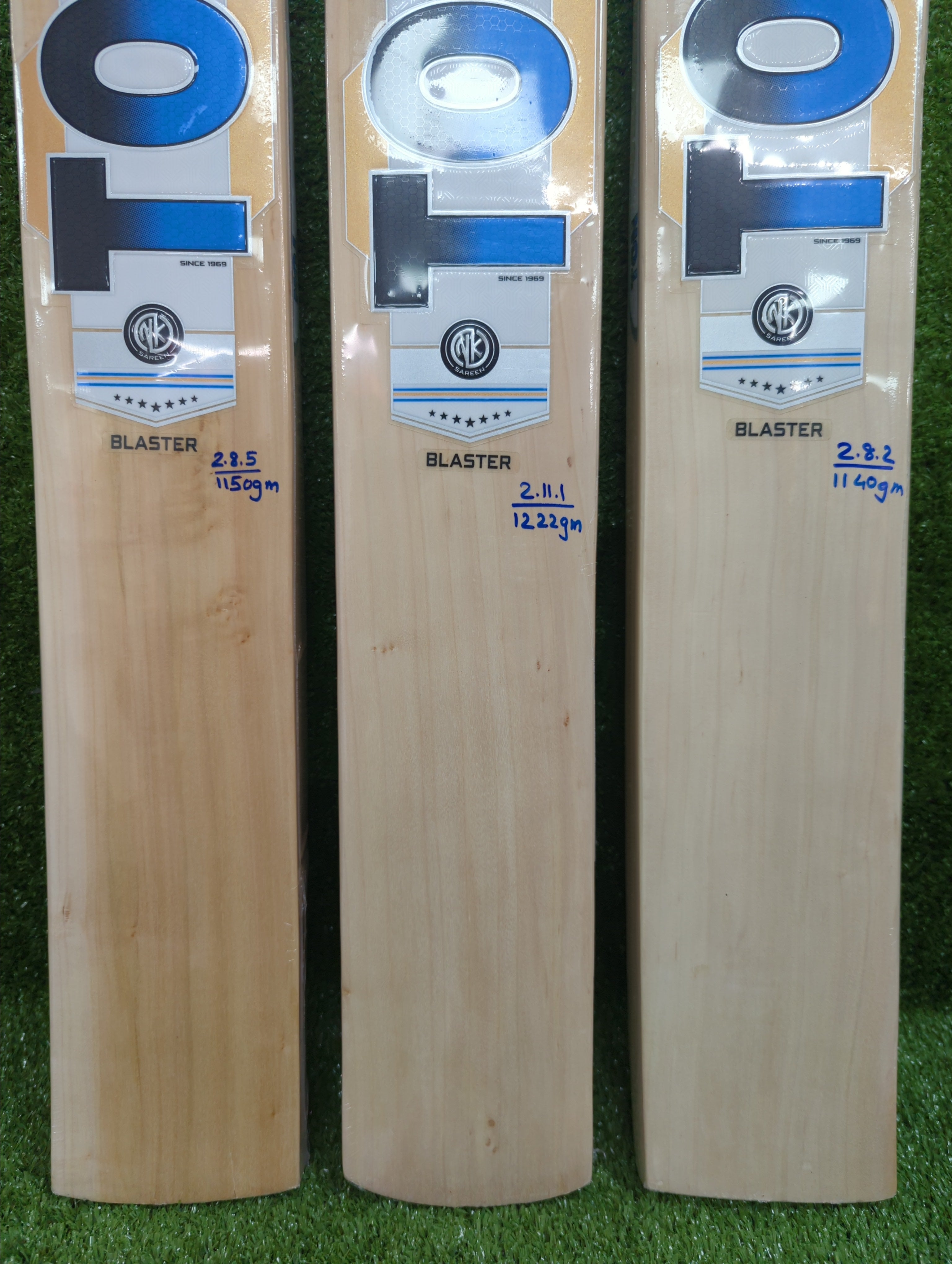 SS Ton Blaster Kashmir Willow Cricket Bat by SS - close-up detail - TopCricketStore