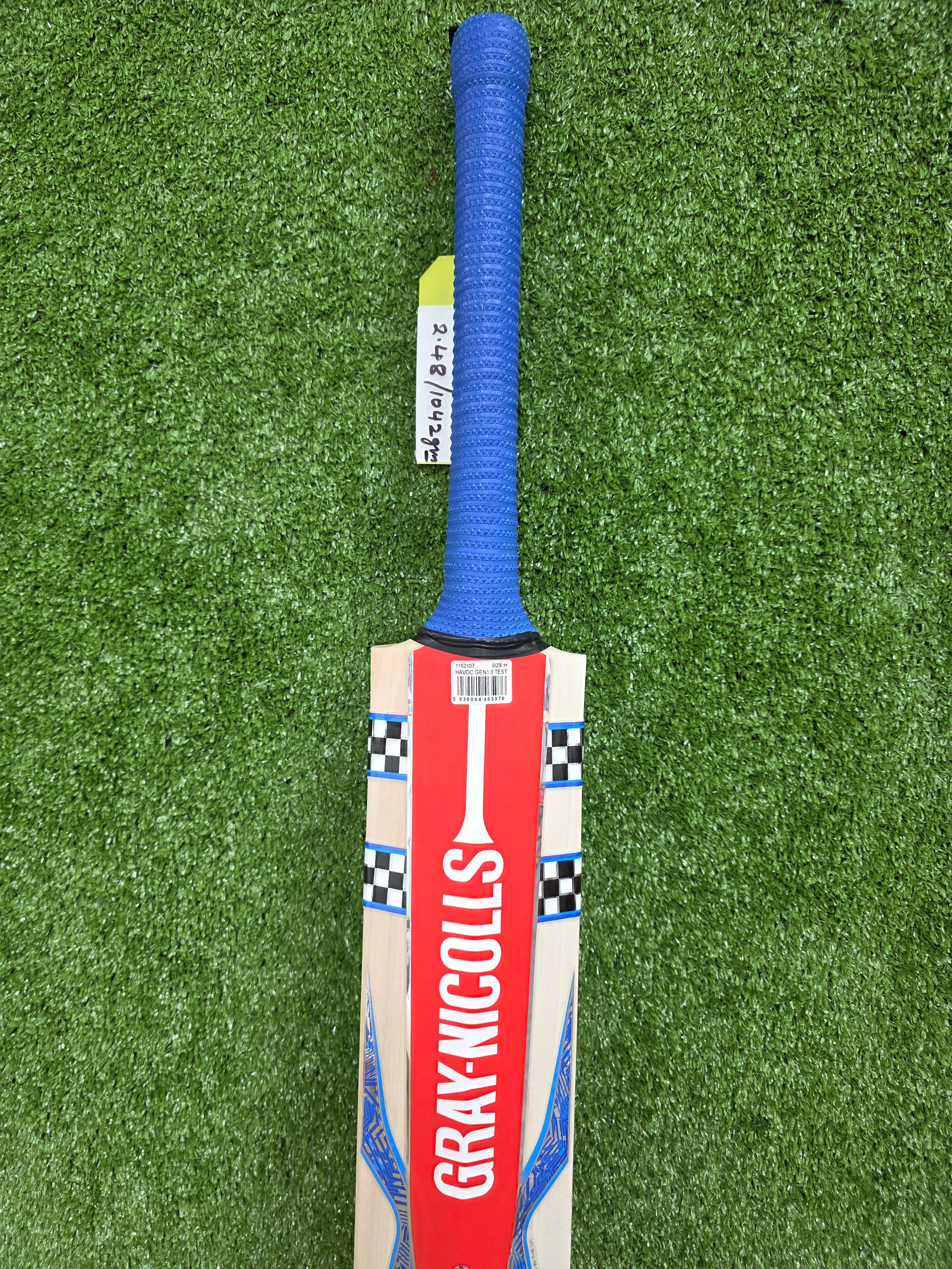 Gray-Nicolls Havoc 1.0 Test Youth Harrow English Willow Cricket Bat - View 7