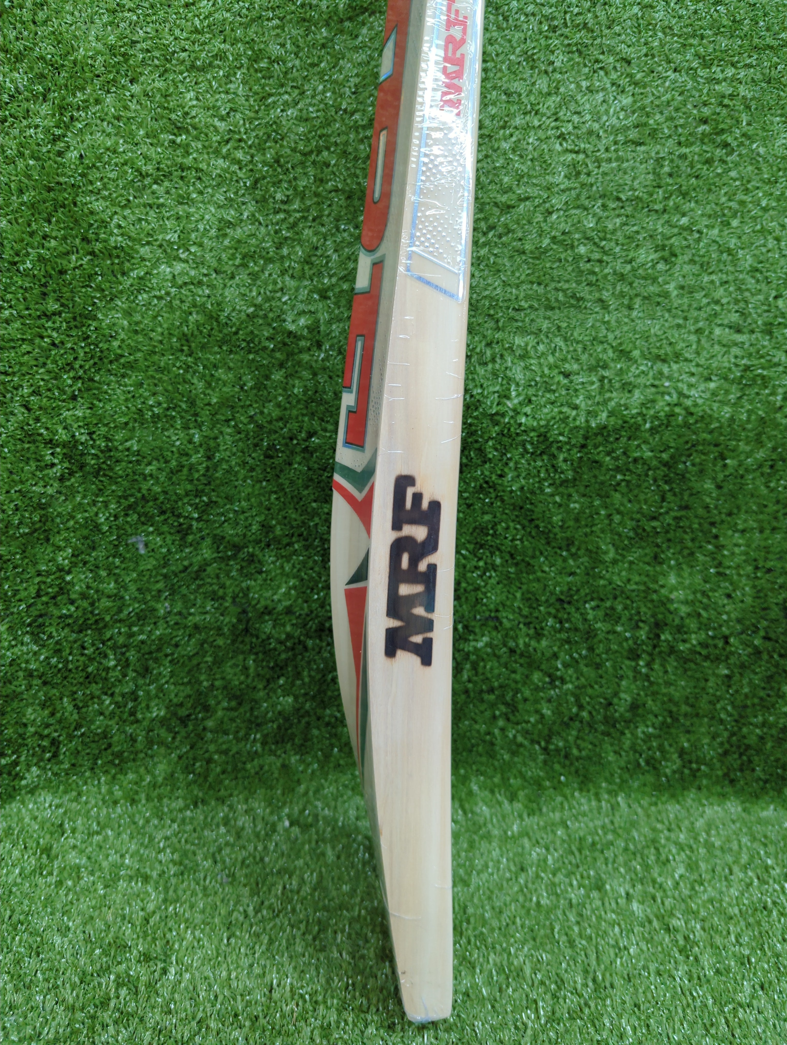MRF Power VK 18 English Willow Cricket Bat (Red) - Long Blade MRF