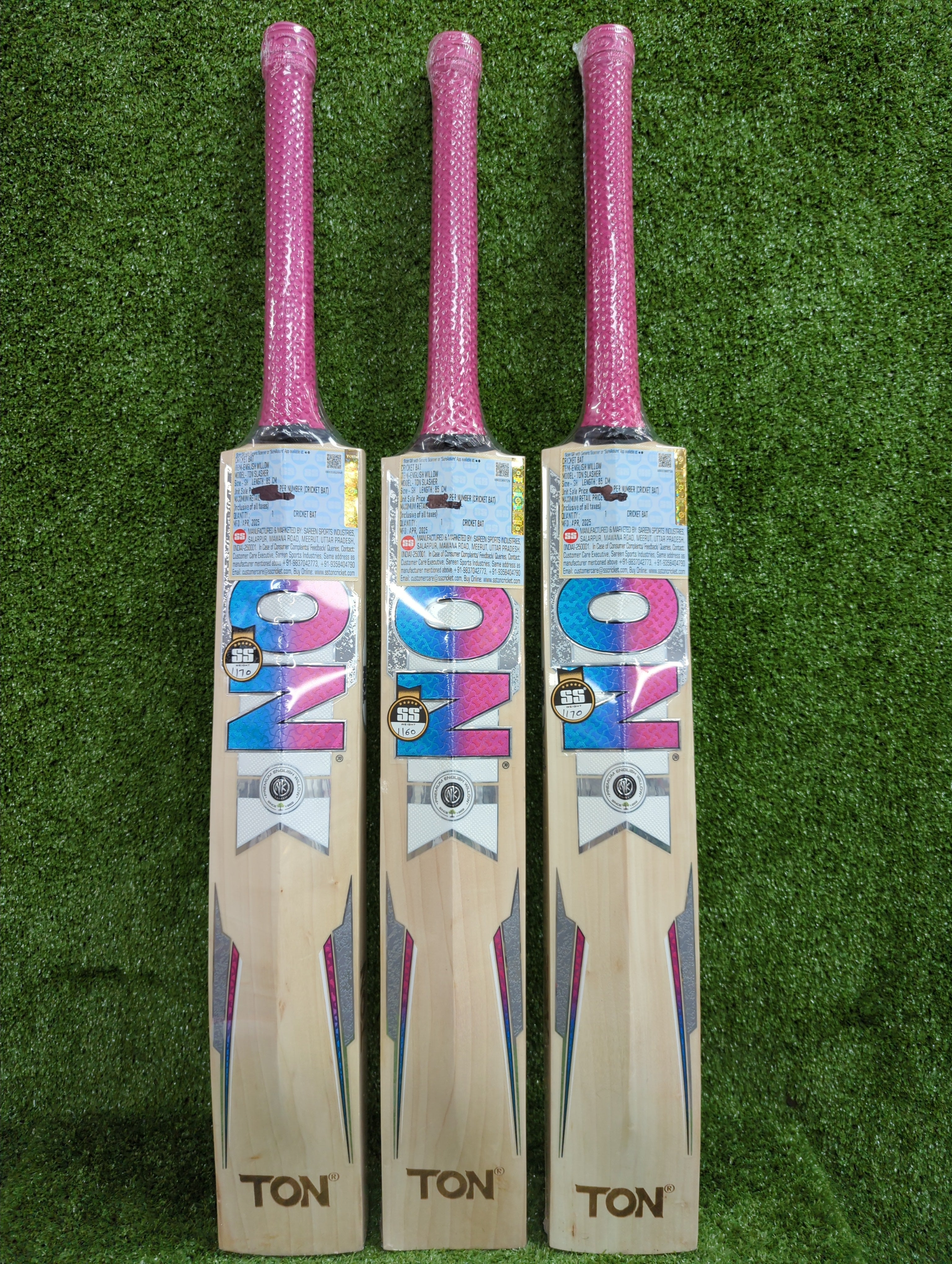 SS Ton Slasher English Willow Cricket Bat Long Blade