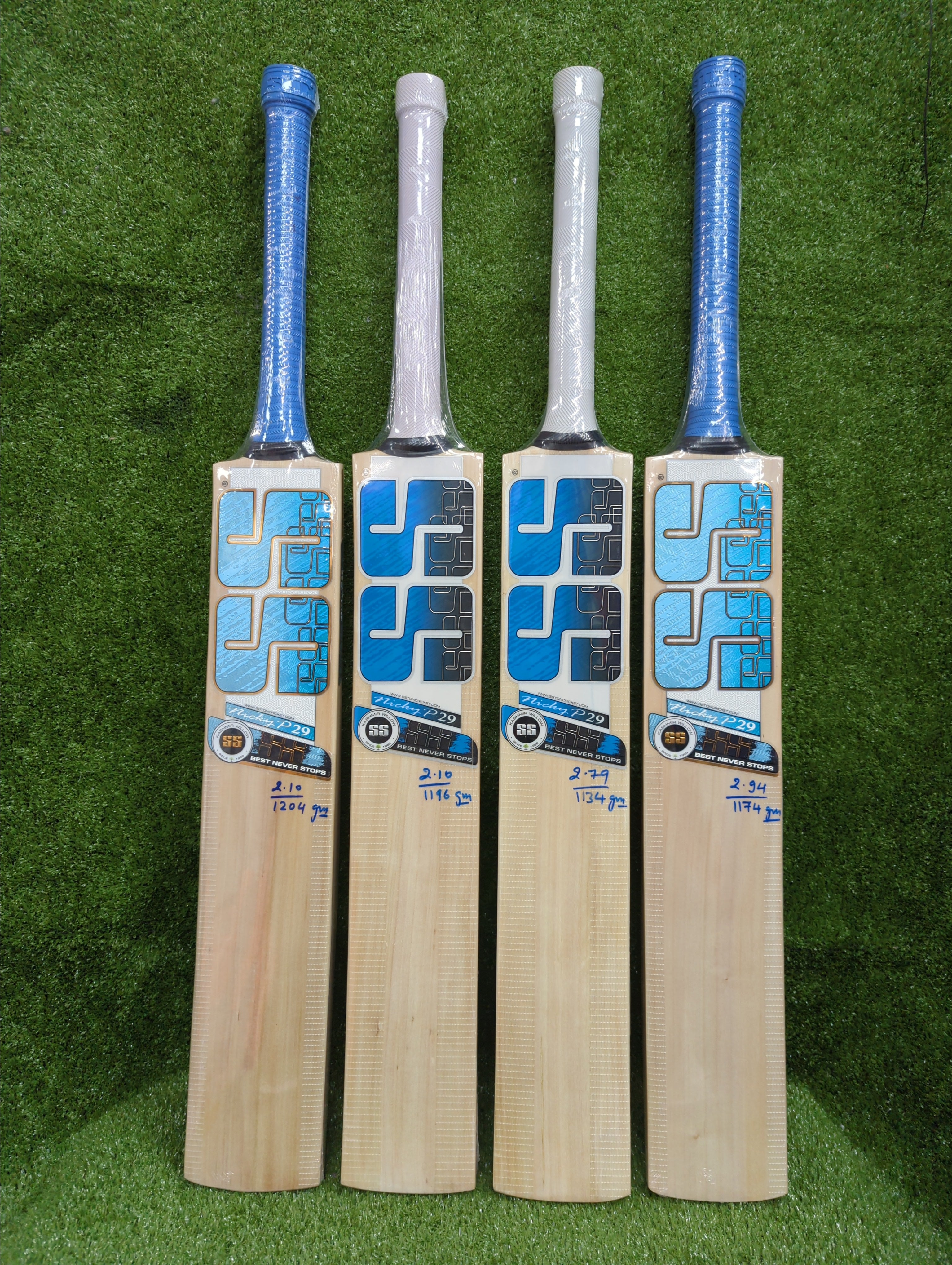 SS Nicky P29 Kashmir Willow Bat - Short Handle by SS - TopCricketStore