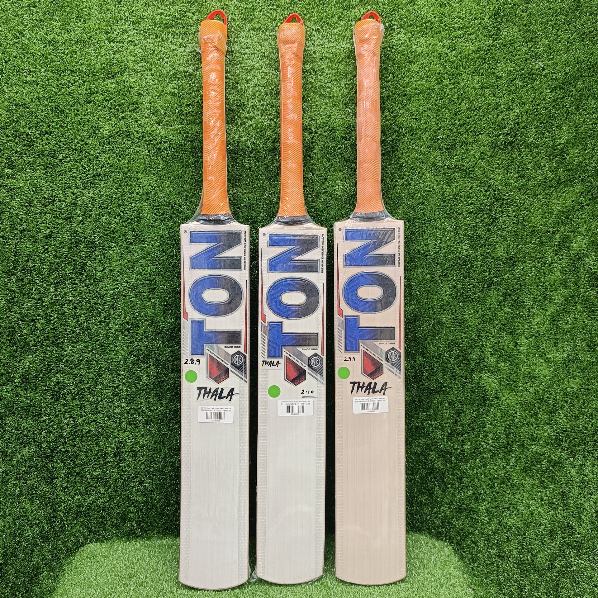 SS TON Dhoni Thala English Willow Cricket Bat Stickered