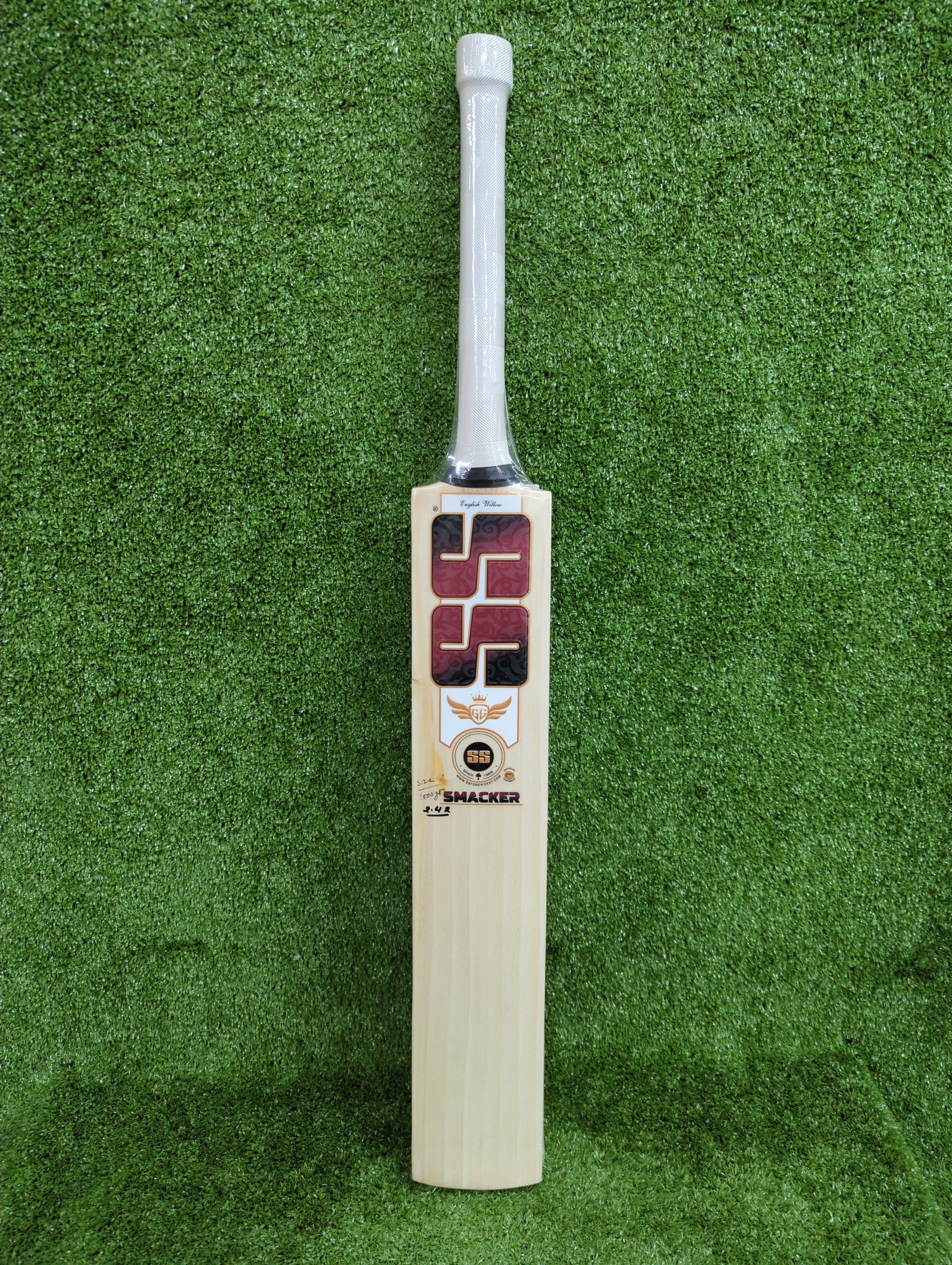 SS GG Smacker Youth Harrow Cricket Bat (Red Sticker)