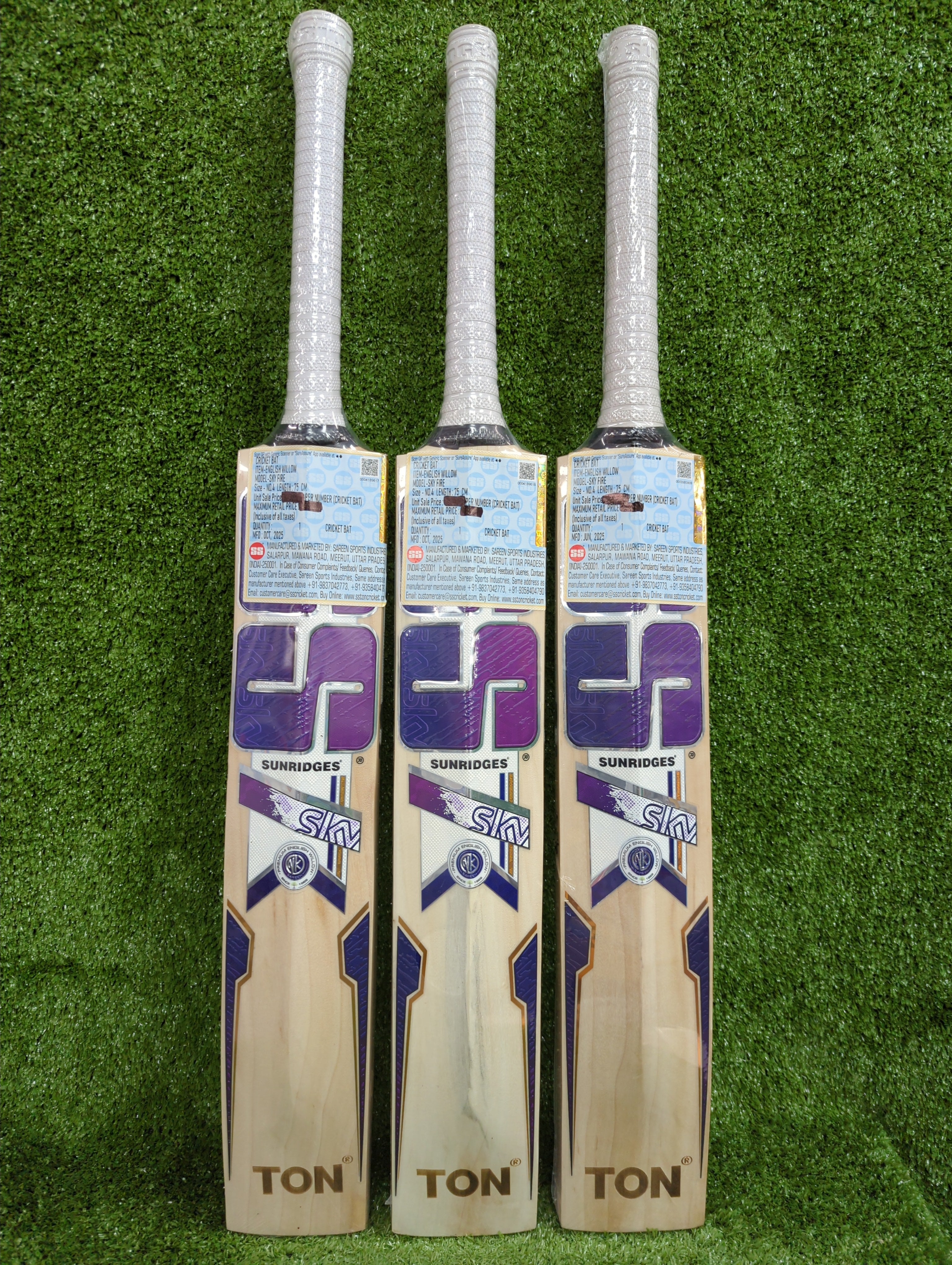 SS Sky Fire Junior / Youth English Willow Cricket Bat